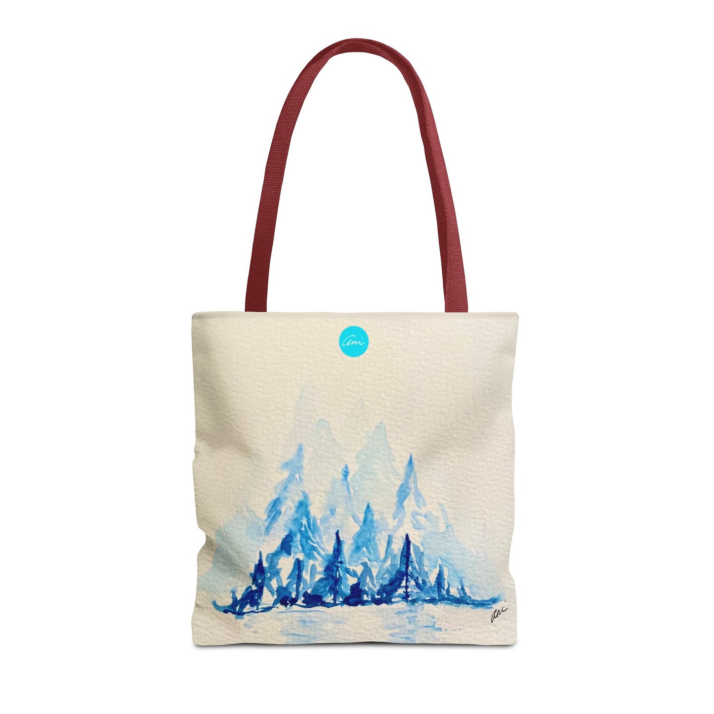 Winter Horizon Cream Tote Bag