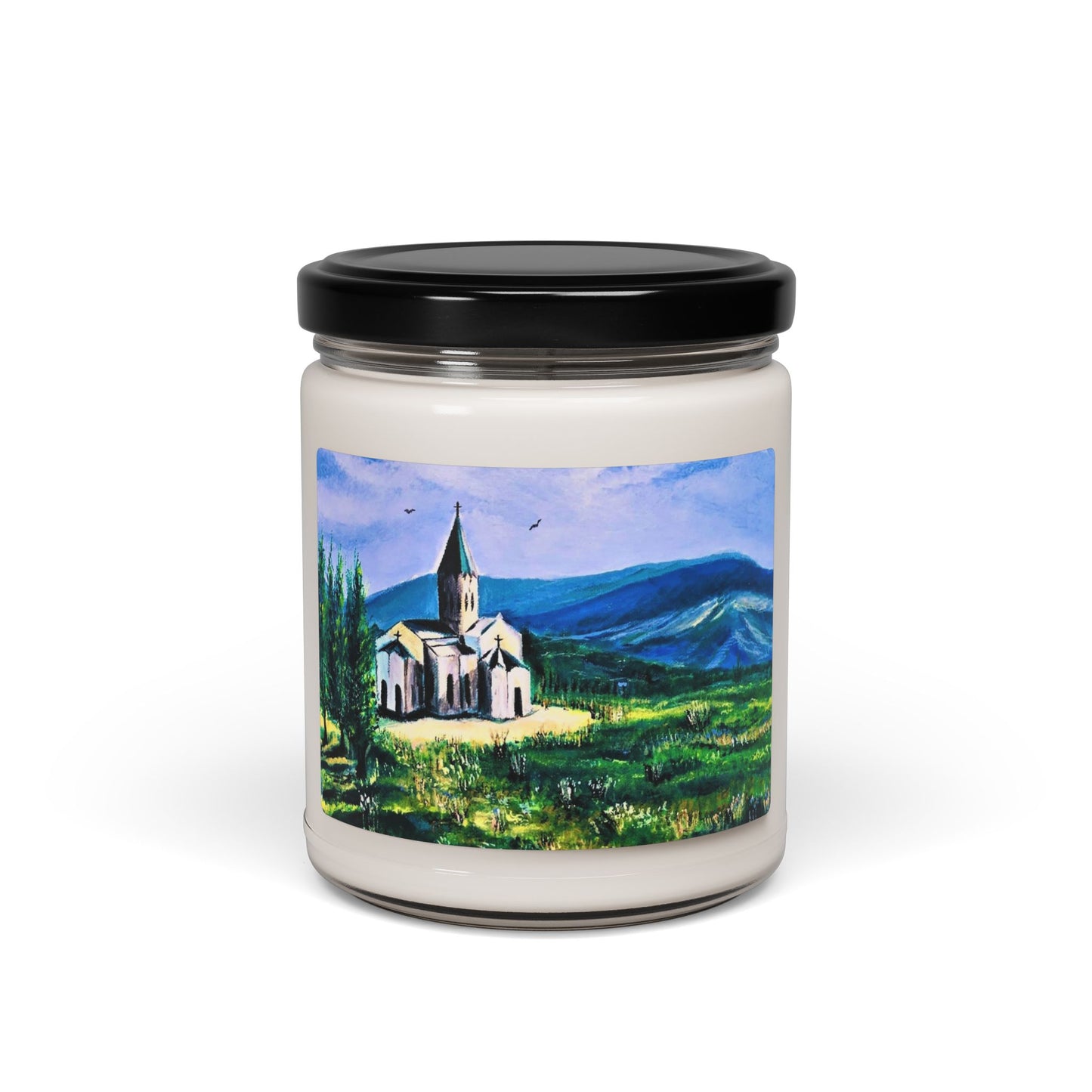 Ghazanchetsots Cathedral Scented Soy Candle, 9oz