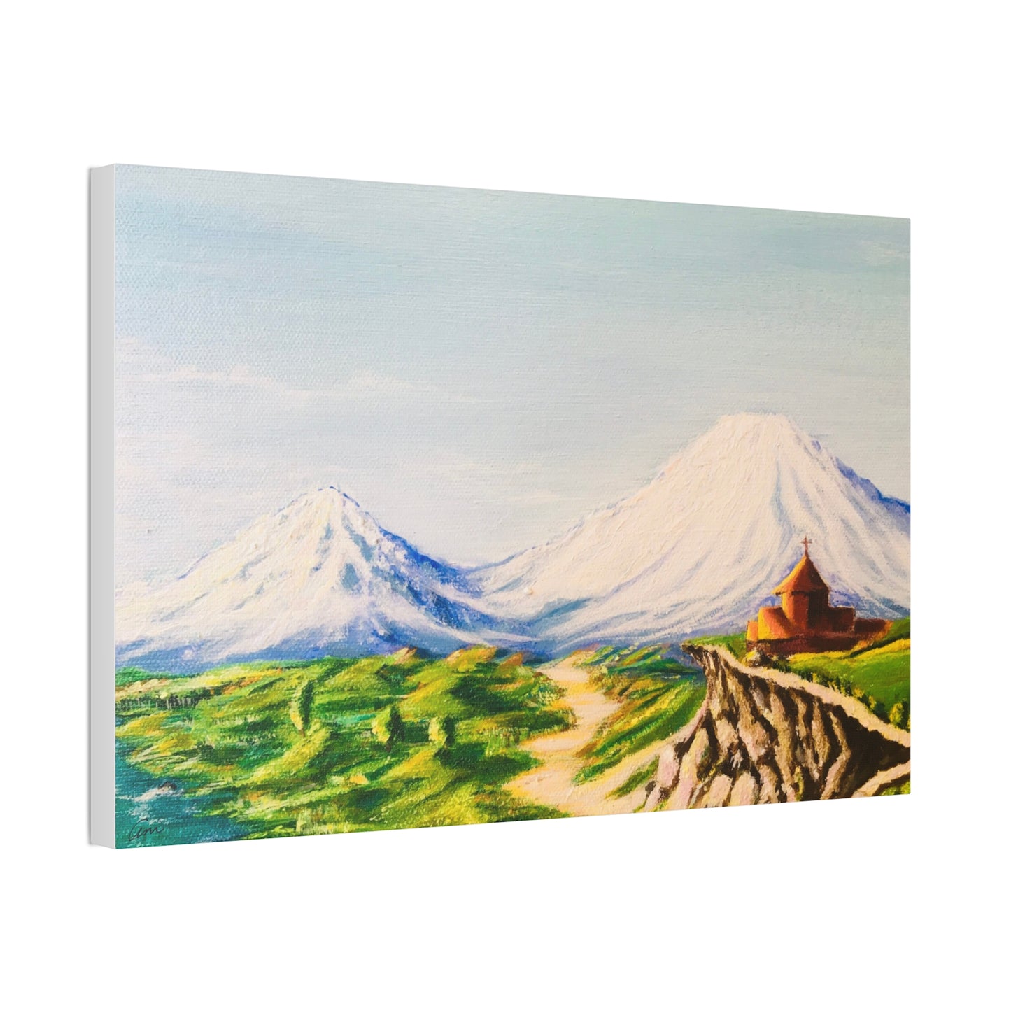 Mount Ararat Stretched Canvas