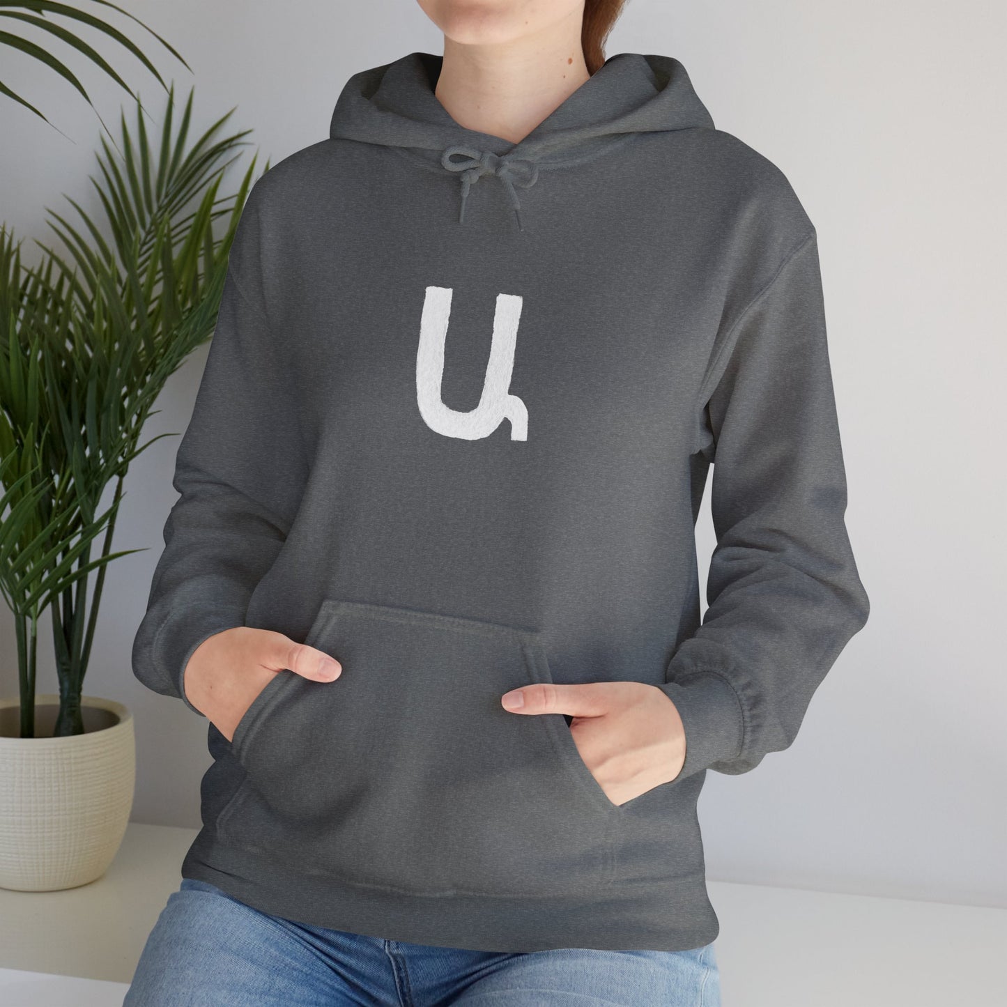 Custom Armenian Letter Unisex Hoodie Neutral Colors