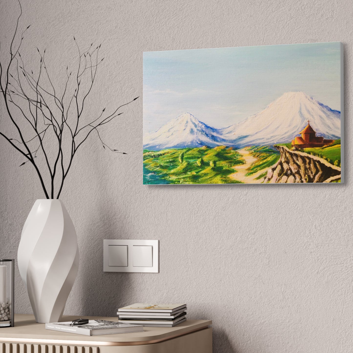 Mount Ararat Stretched Canvas