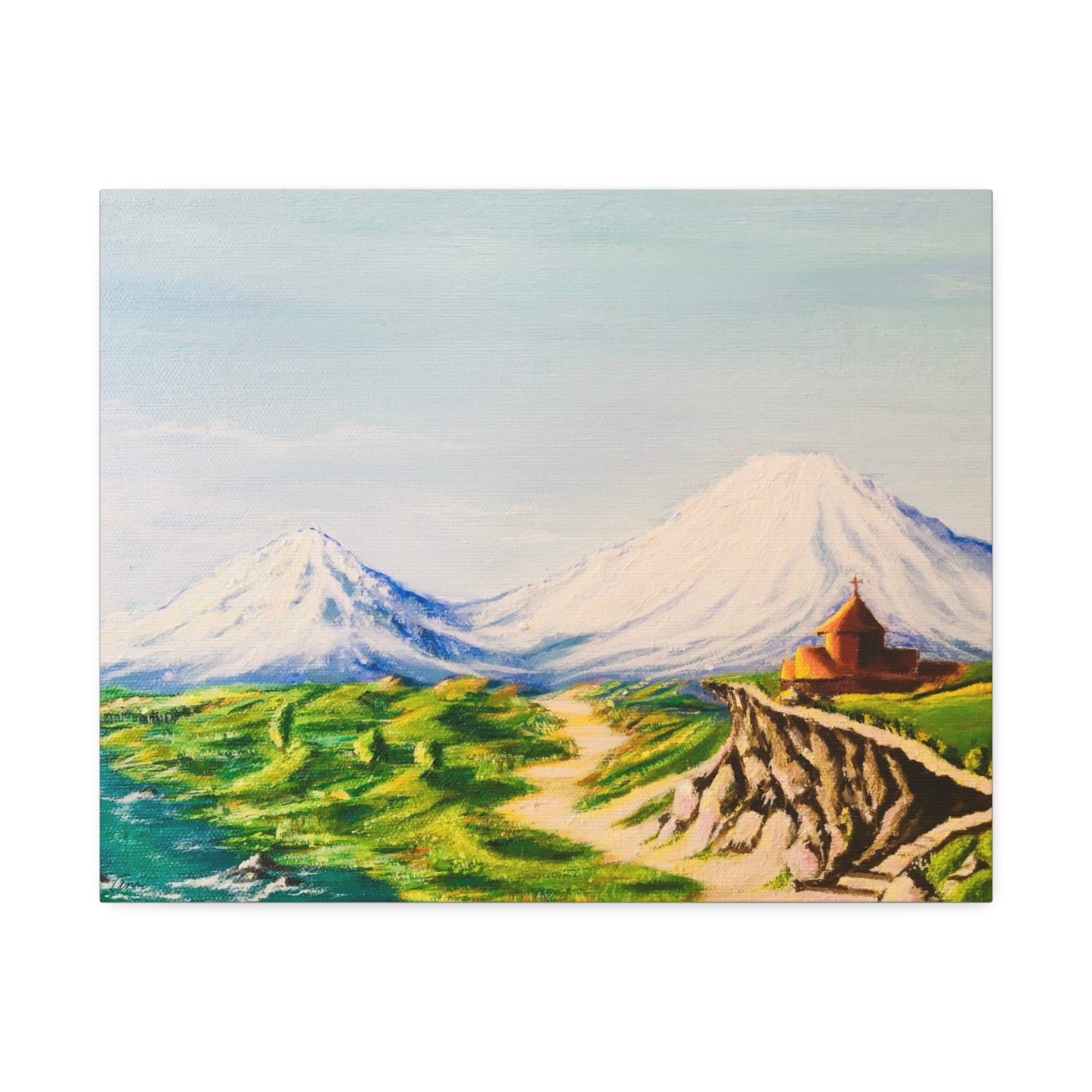 Mount Ararat Stretched Canvas