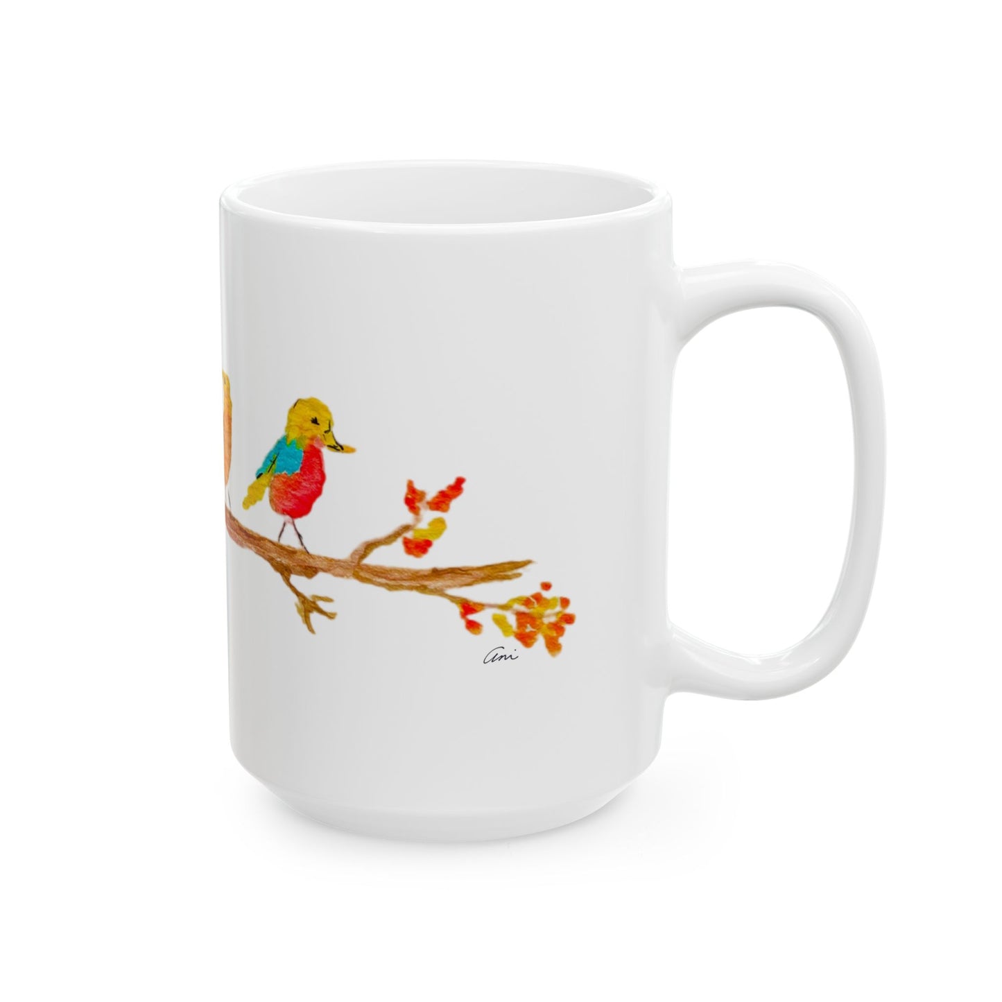 Birds on a Branch Ceramic Mug