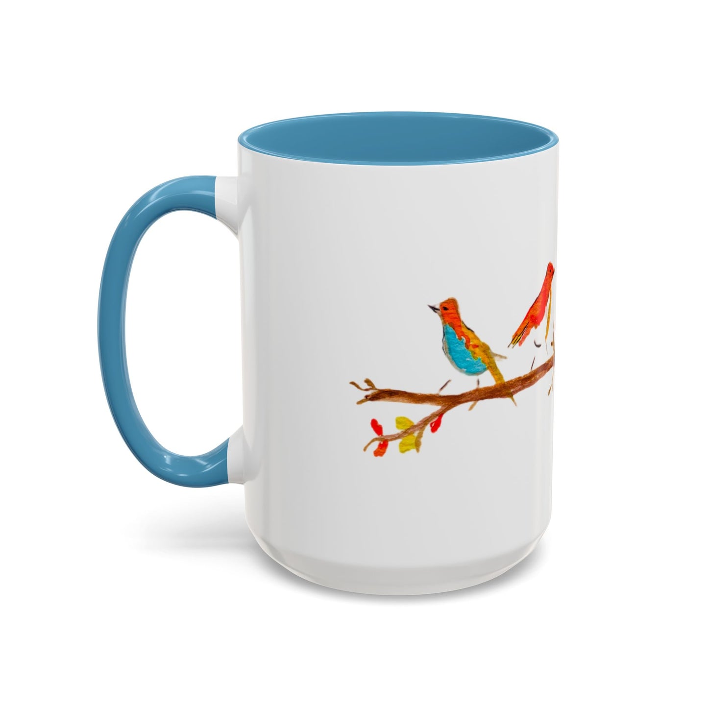 Birds on a Branch Accent Coffee Mug