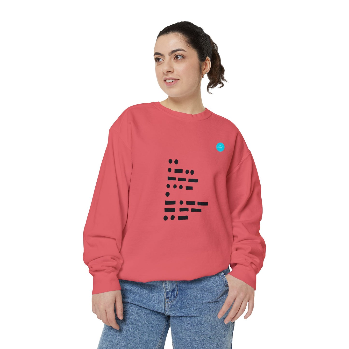 I Love You Morse Code Unisex Sweatshirt