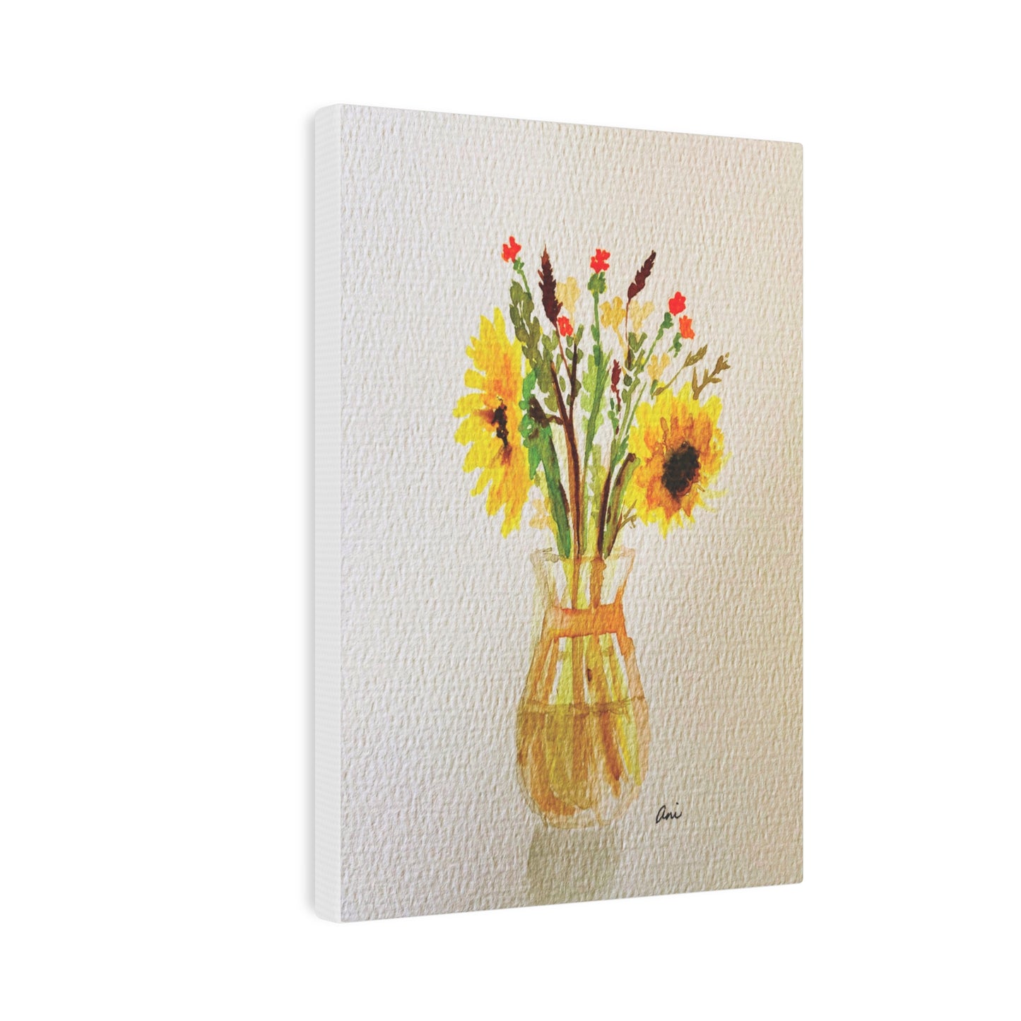 Fall Vase Canvas Print