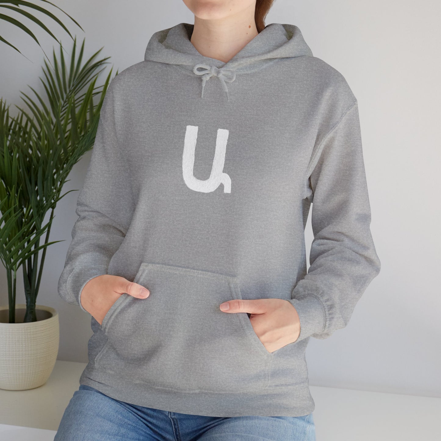 Custom Armenian Letter Unisex Hoodie Neutral Colors