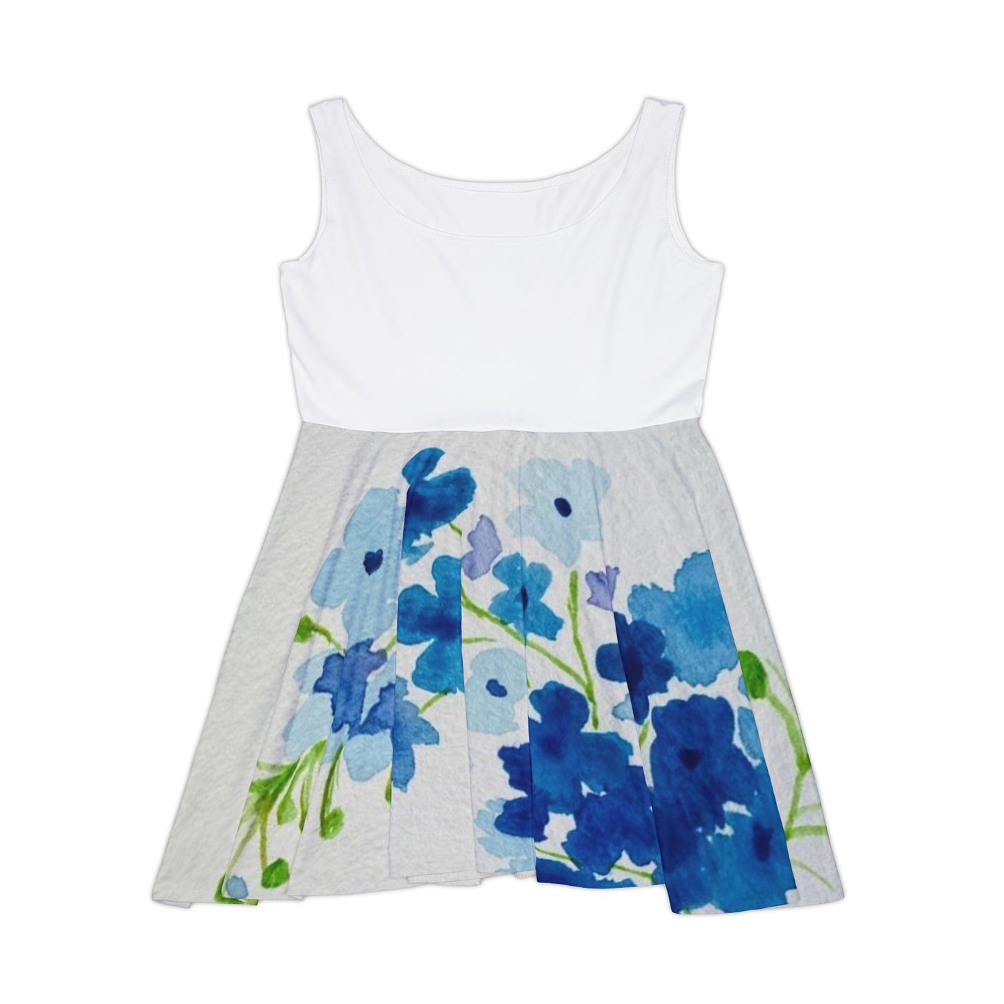 Blue Flowers Women's Dress