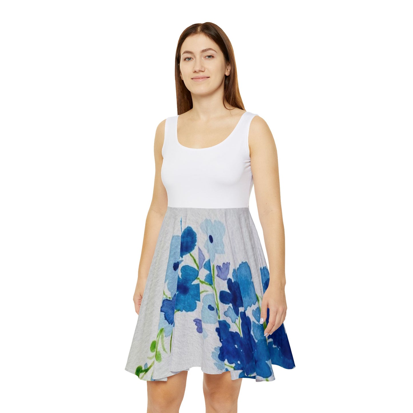 Blue Flowers Women's Dress