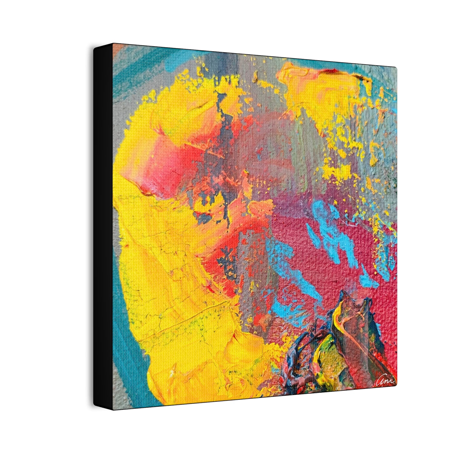 A Burst of Color Stretched Canvas Print