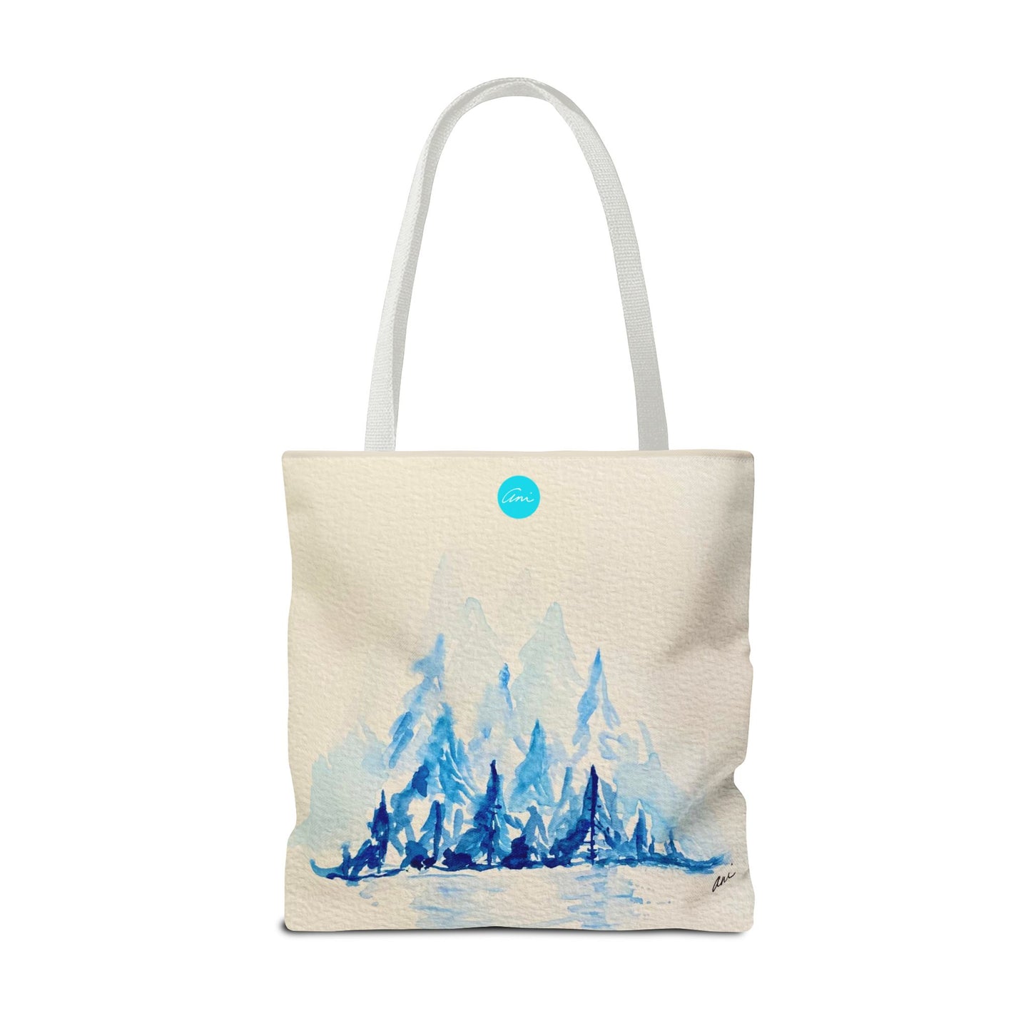 Winter Horizon Cream Tote Bag