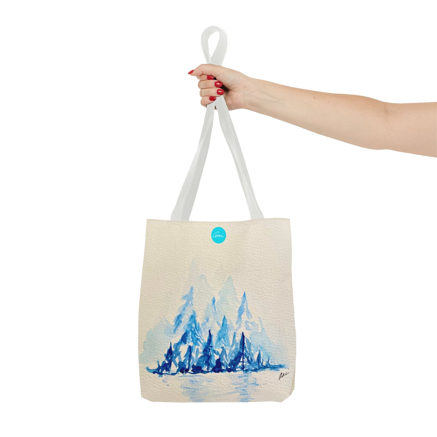 Winter Horizon Cream Tote Bag