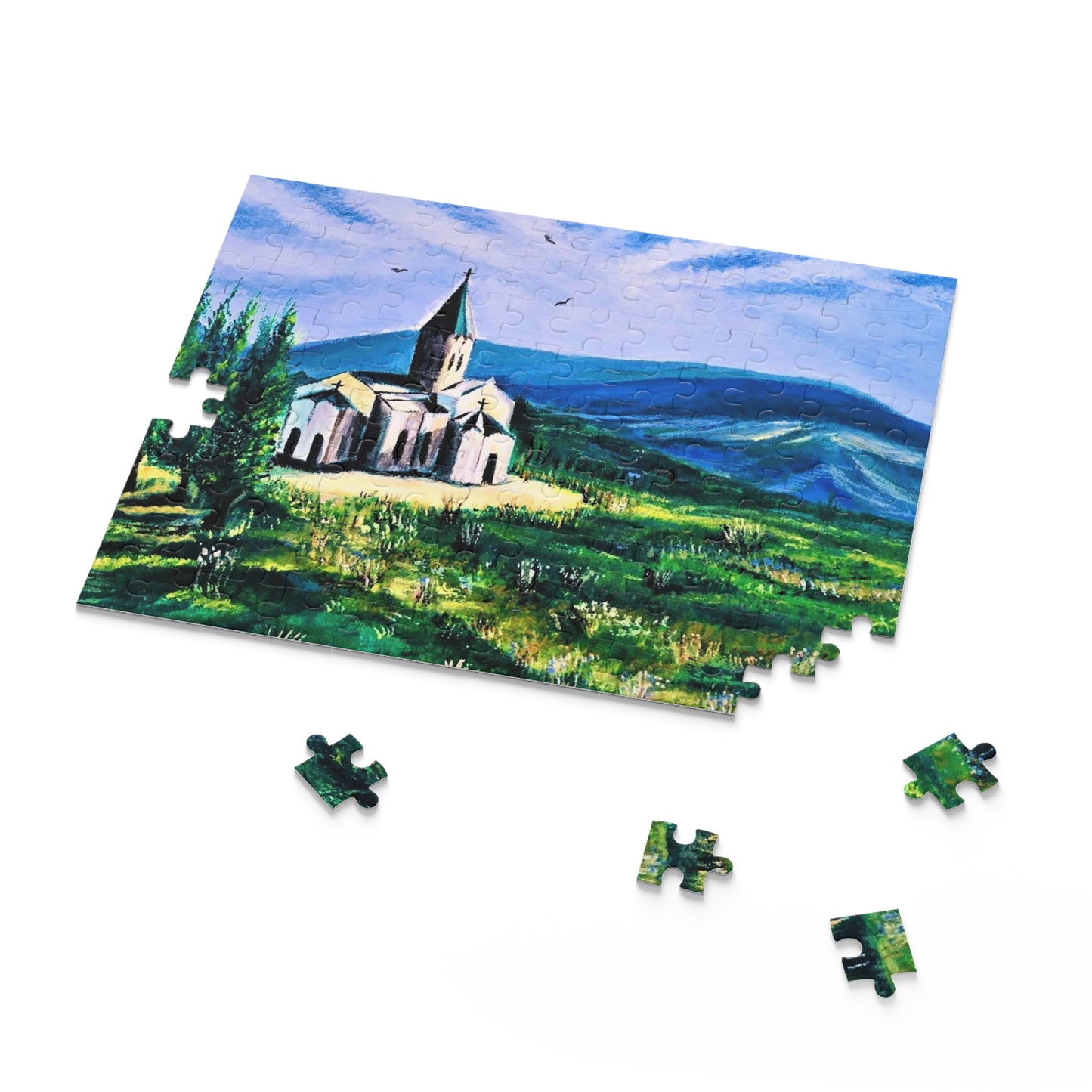 Ghazanchetsots Cathedral Puzzle (120, 252, 500-Piece)