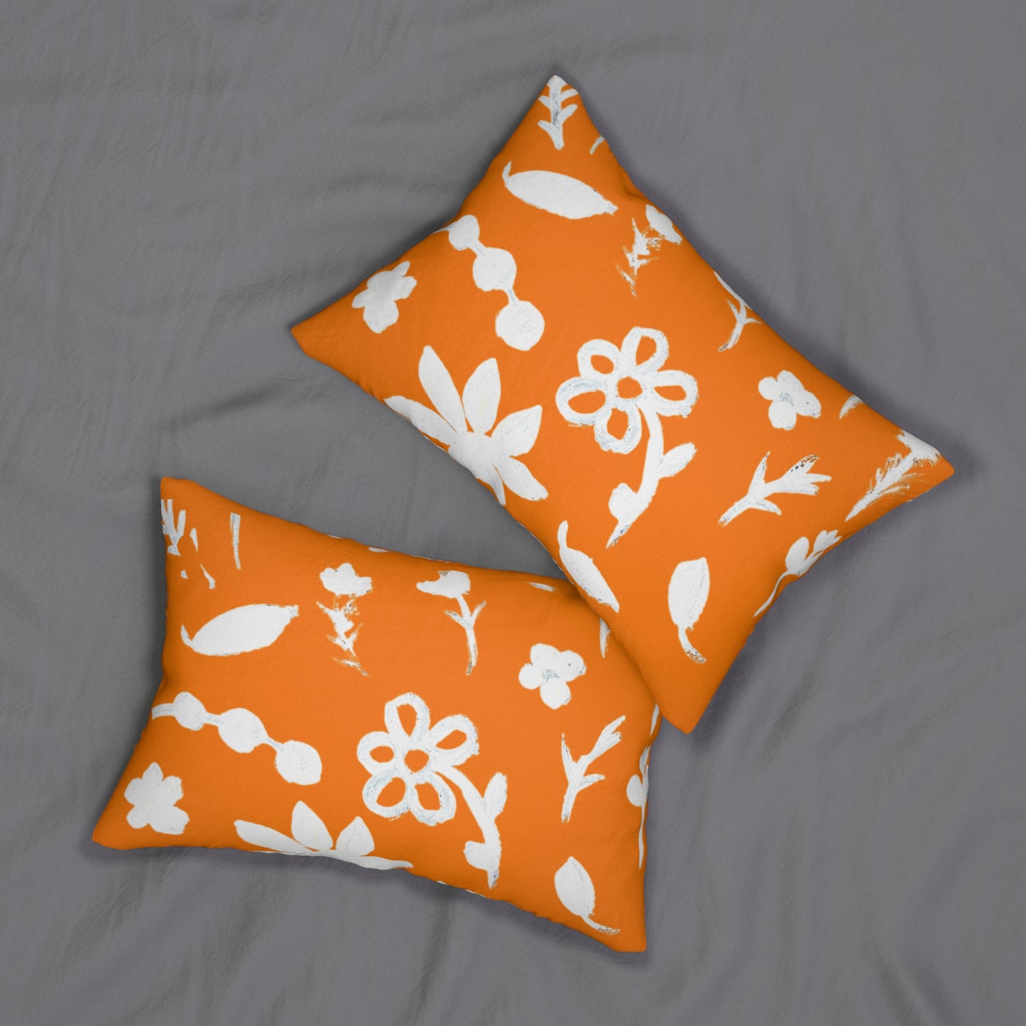 Autumn Foliage Amber Lumbar Pillow