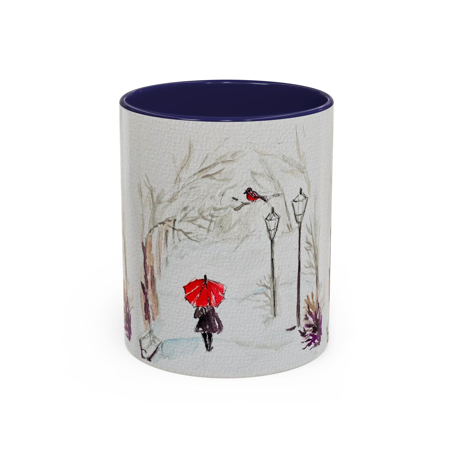 The Red Umbrella Accent Coffee Mug