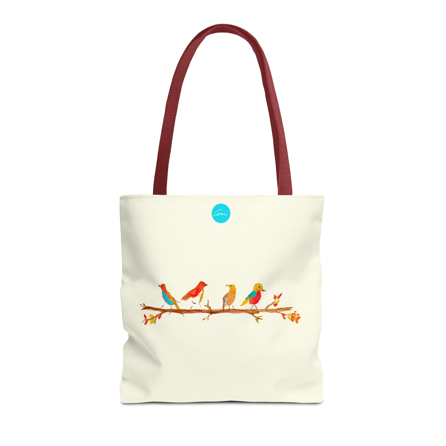 Birds on a Branch Ivory Tote Bag