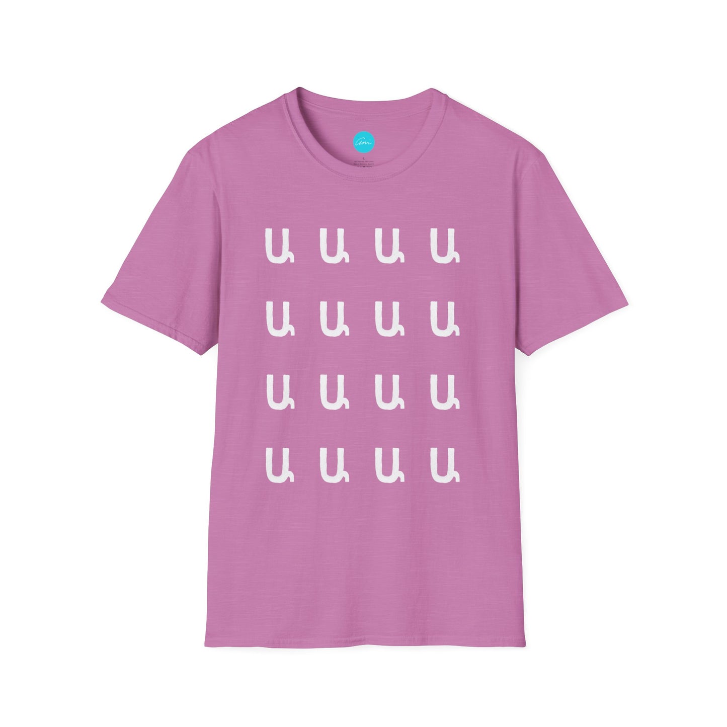 Customizable Armenian Letter Unisex T-Shirt Shades of Purple