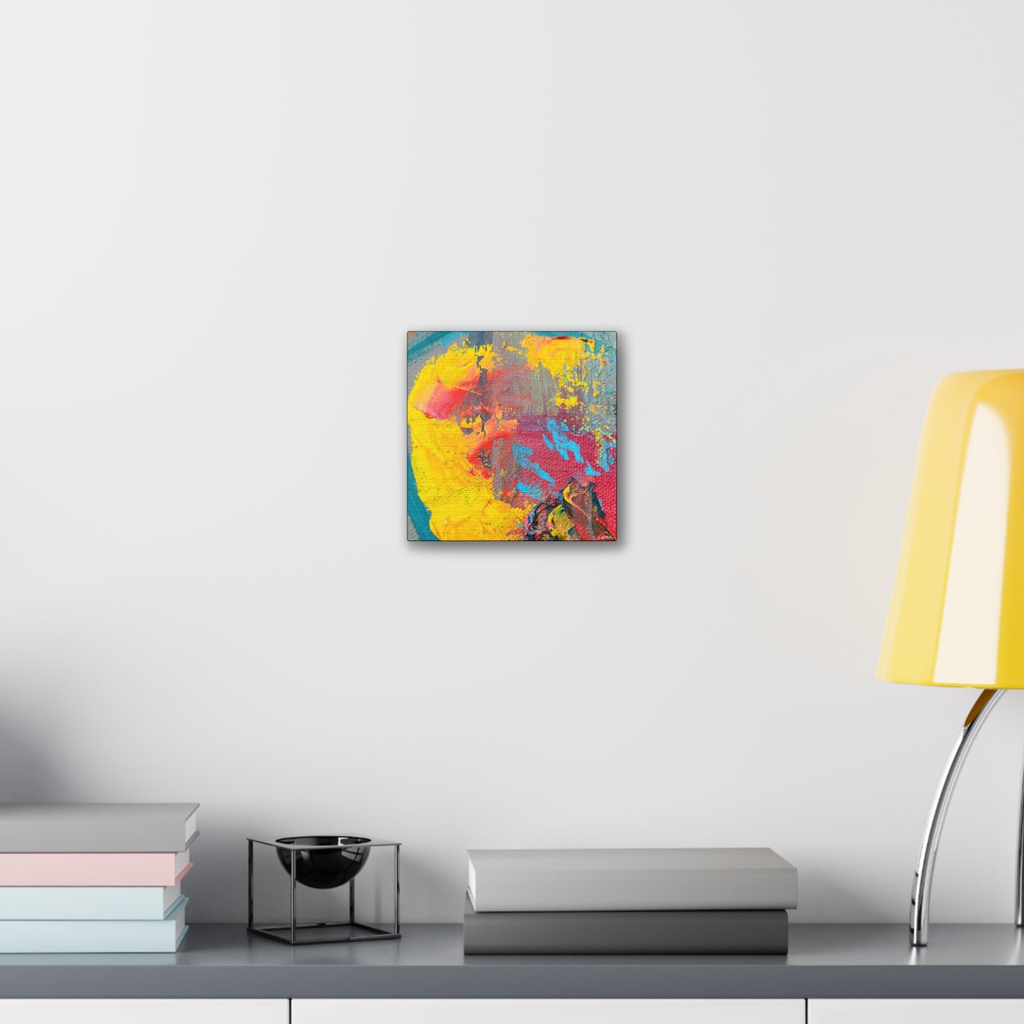 A Burst of Color Stretched Canvas Print