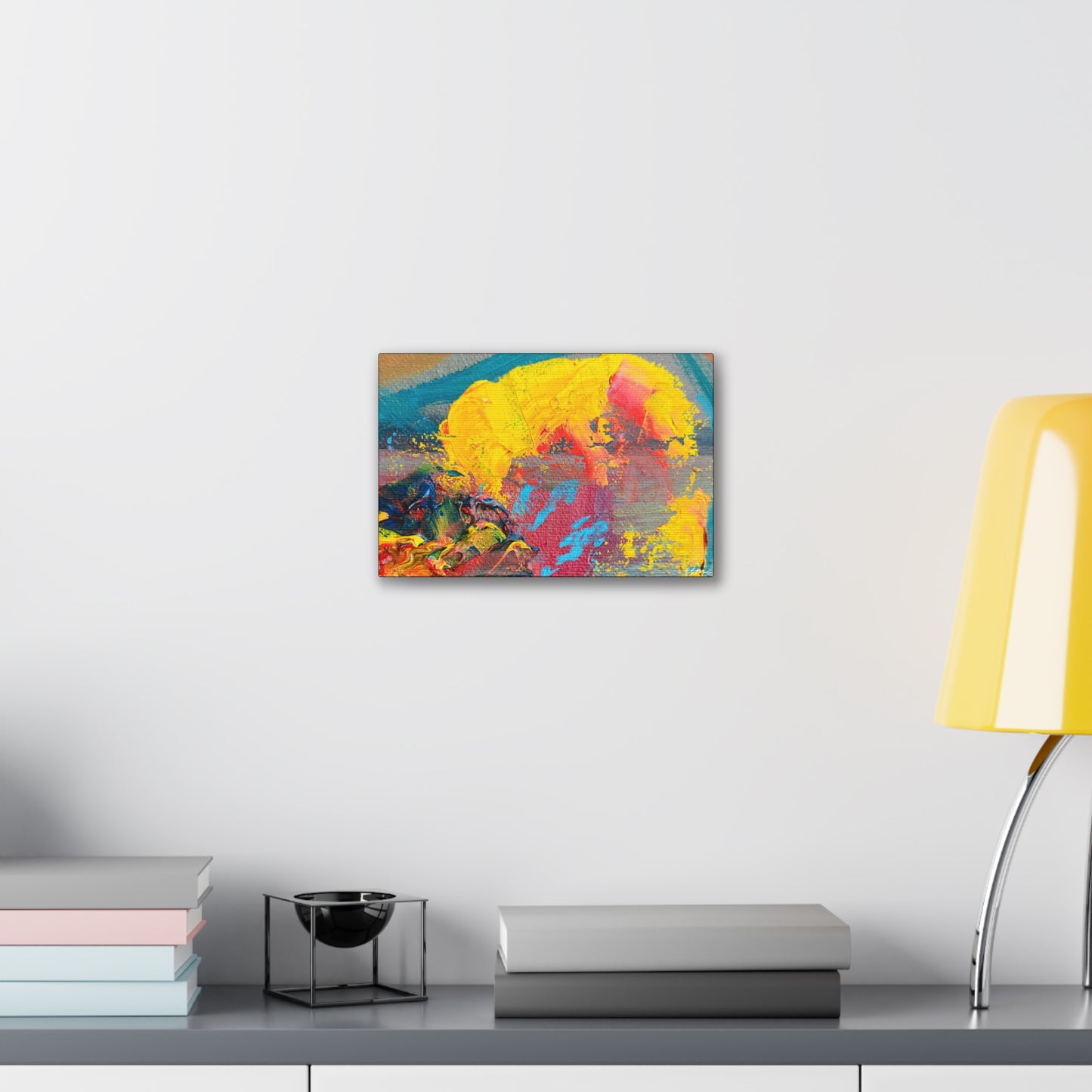 A Burst of Color Stretched Canvas Print