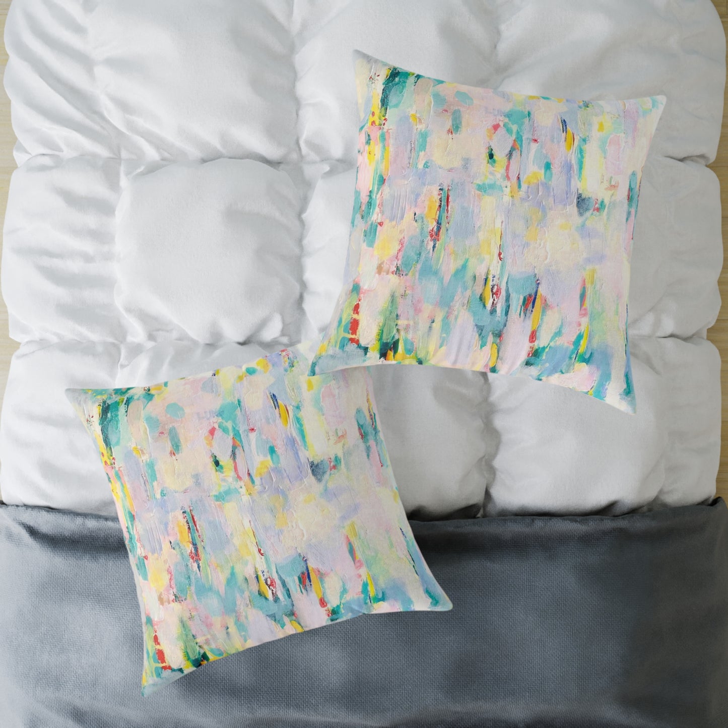 Dissertation Square Poly Canvas Pillow