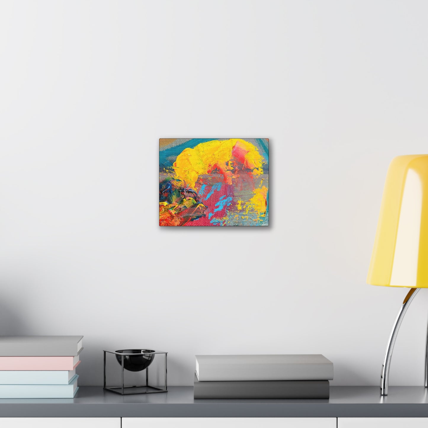 A Burst of Color Stretched Canvas Print