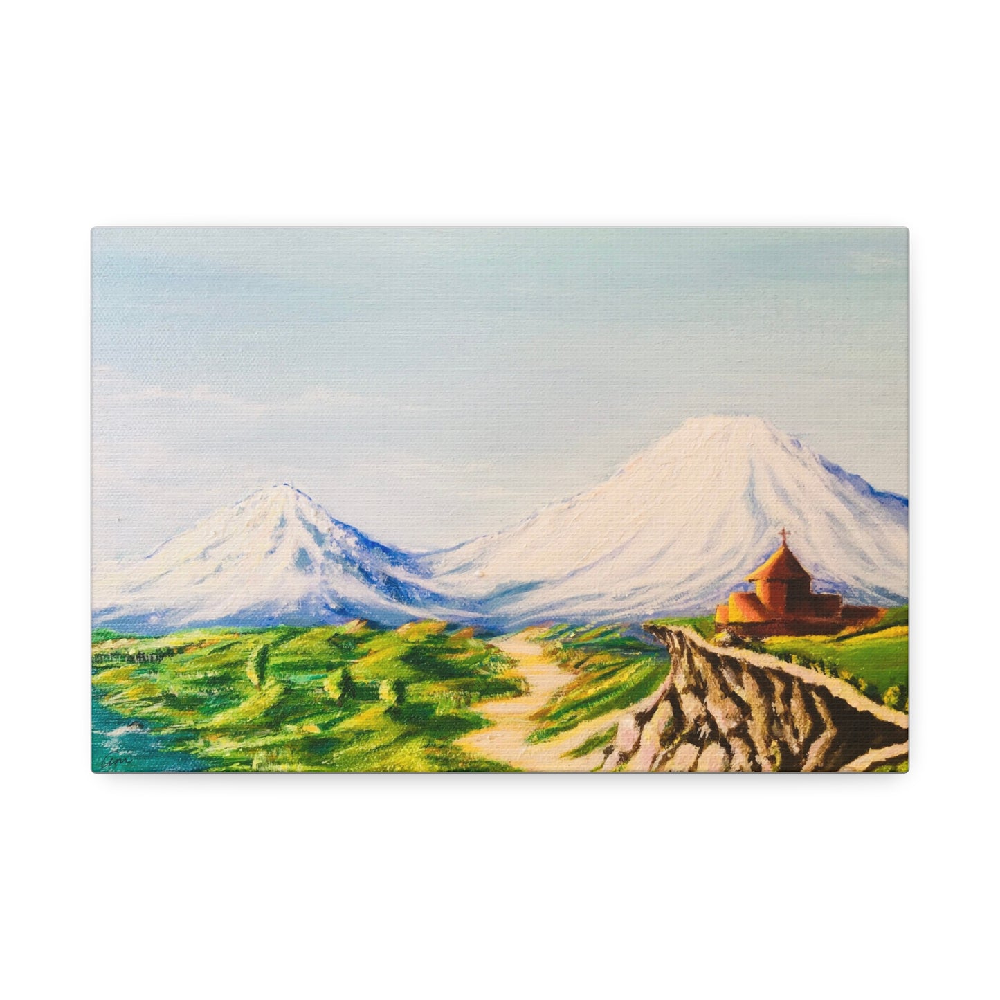 Mount Ararat Stretched Canvas