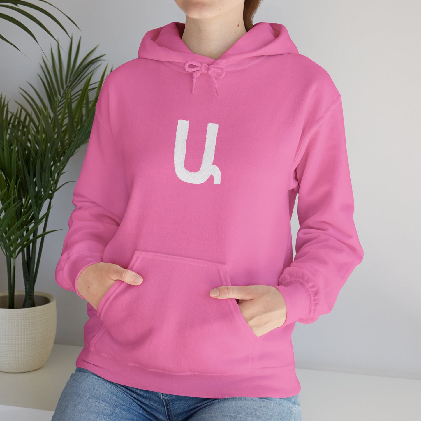 Custom Armenian Letter Unisex Hoodie Warm Colors