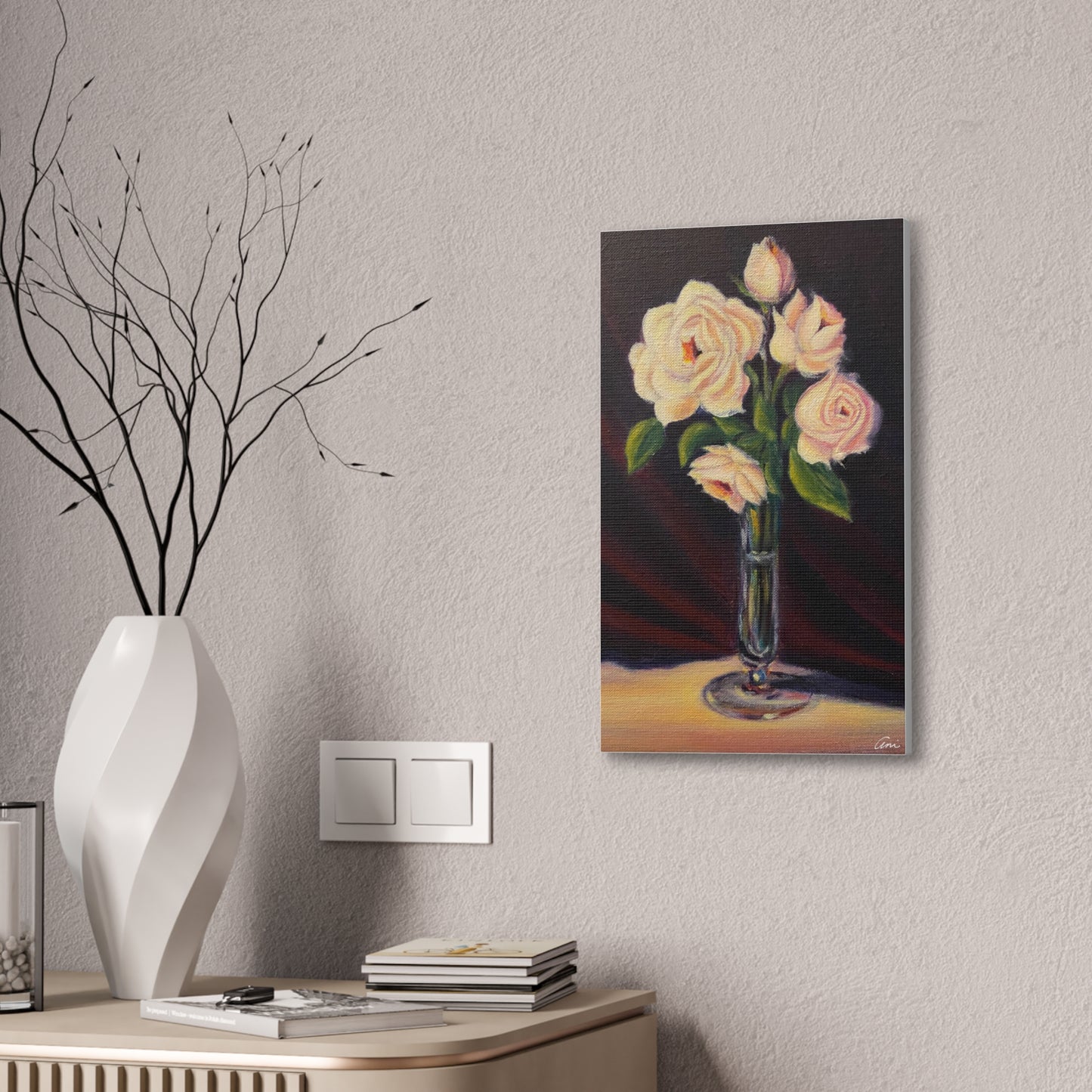 Five Roses Canvas Print