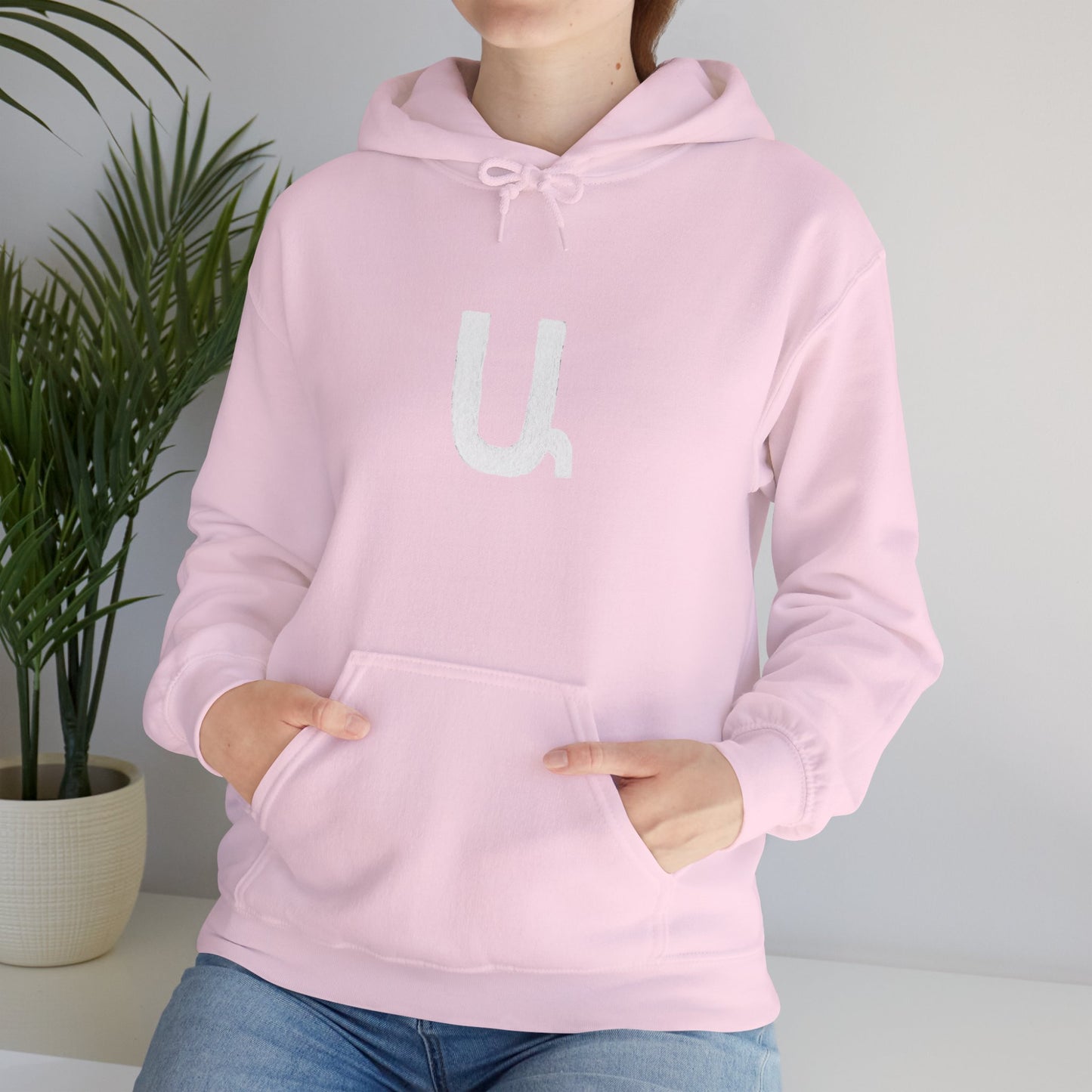 Custom Armenian Letter Unisex Hoodie Warm Colors