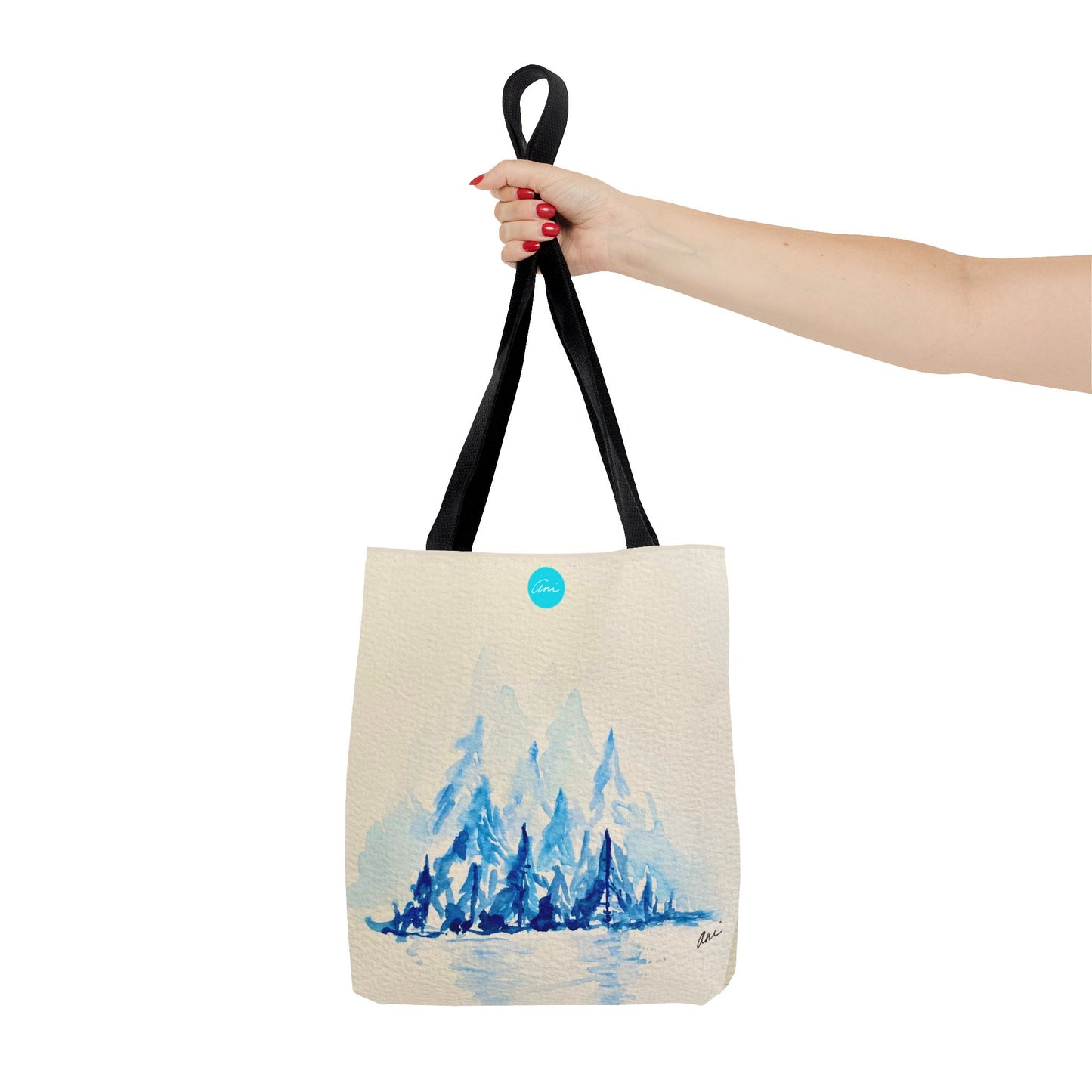 Winter Horizon Cream Tote Bag