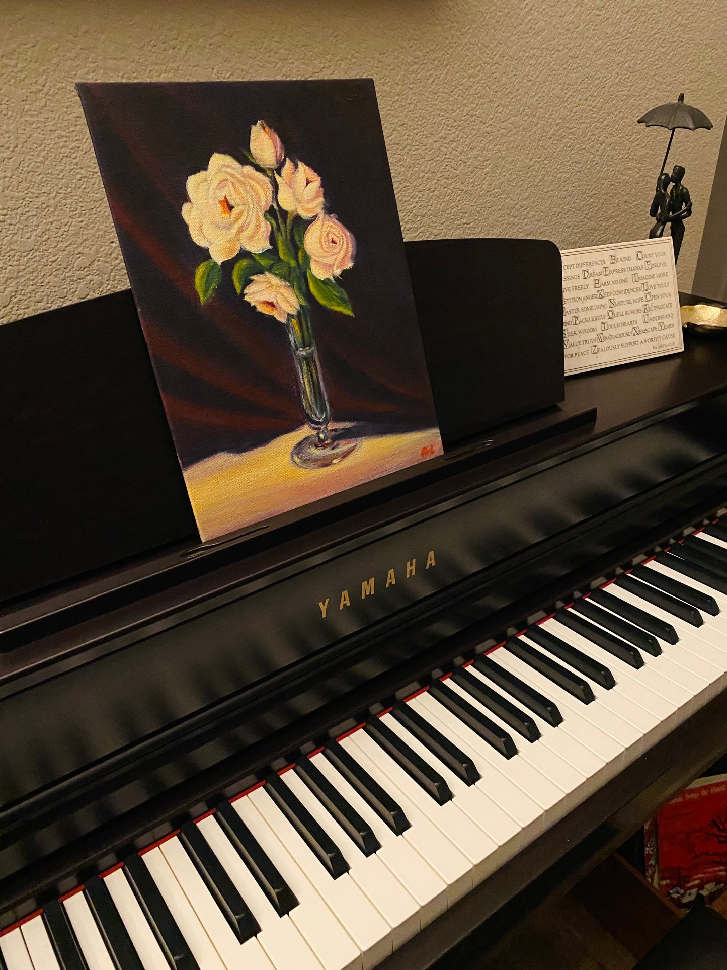 Five Roses Original Painting