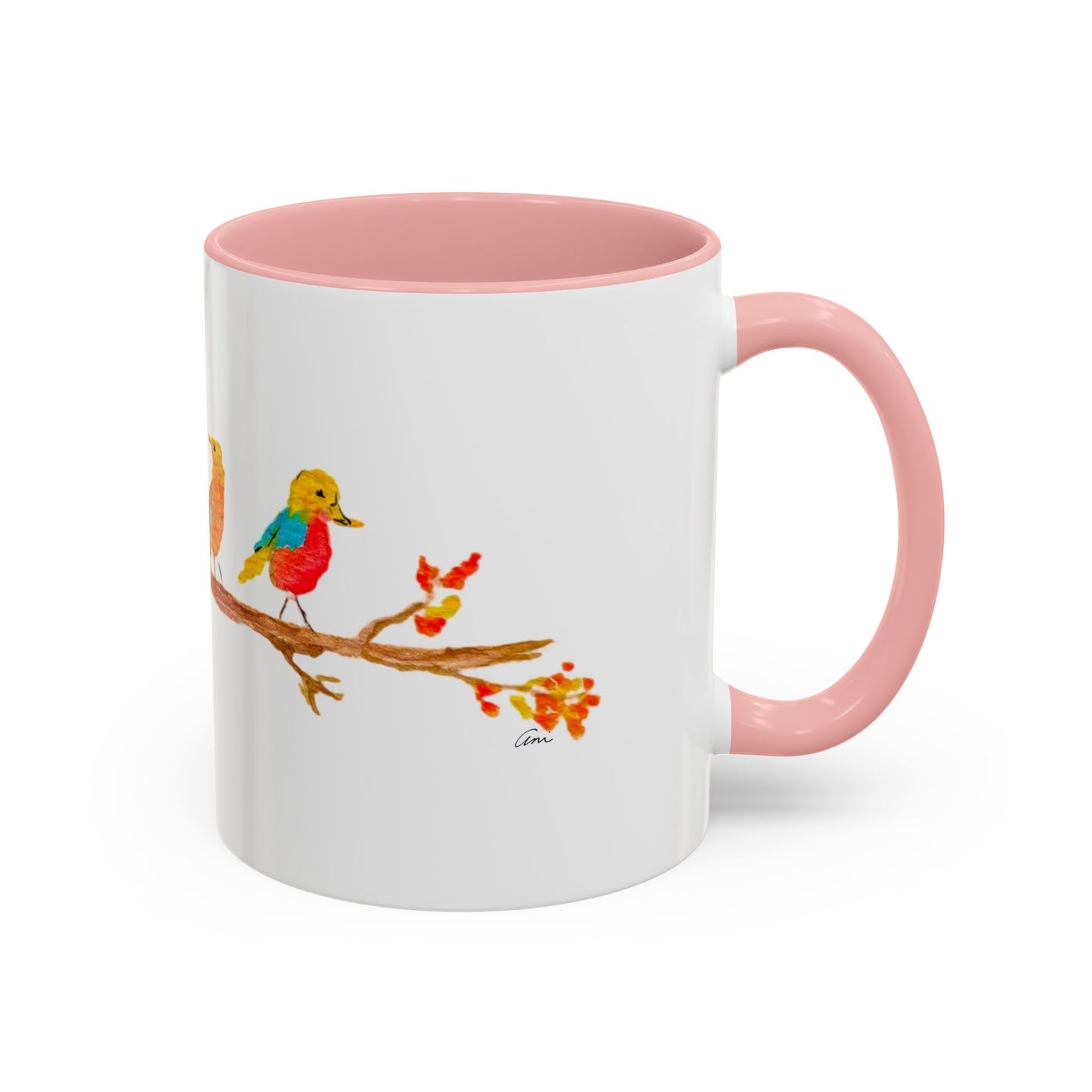 Birds on a Branch Accent Coffee Mug