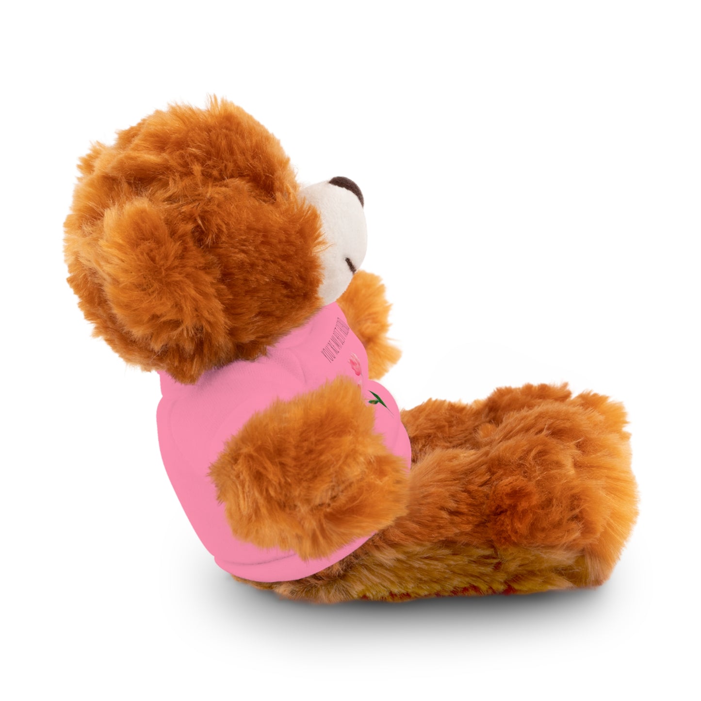 Stuffed Animals with Two Pink Flowers Tee