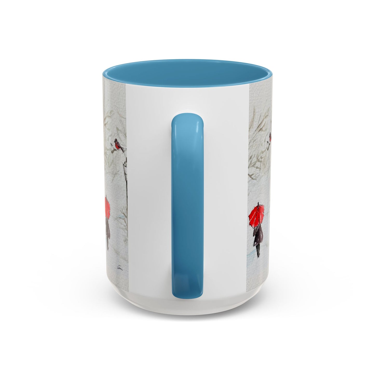 The Red Umbrella Accent Coffee Mug