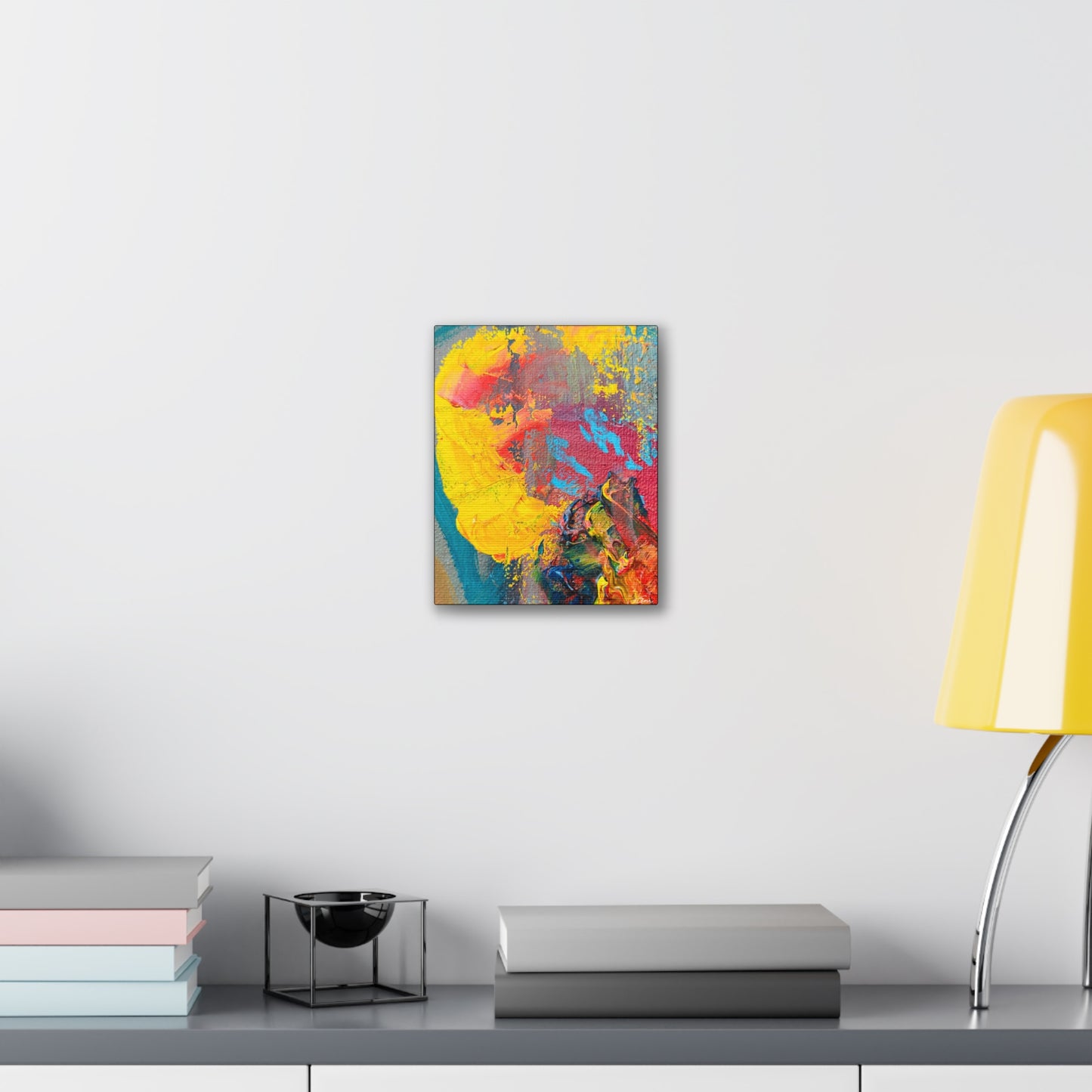 A Burst of Color Stretched Canvas Print