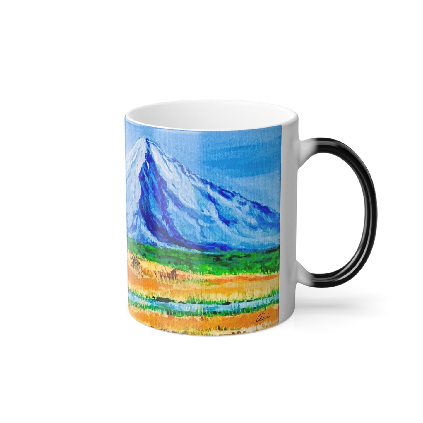 Mount Ararat in the Fall Magic Mug
