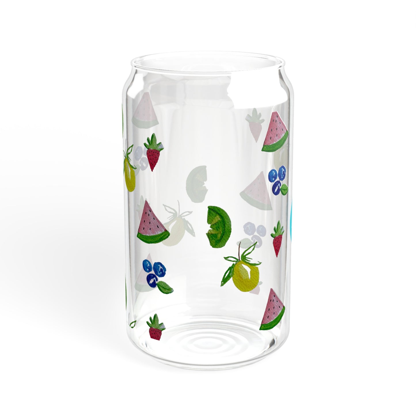 Summer Fruits Sipper Glass, 16oz