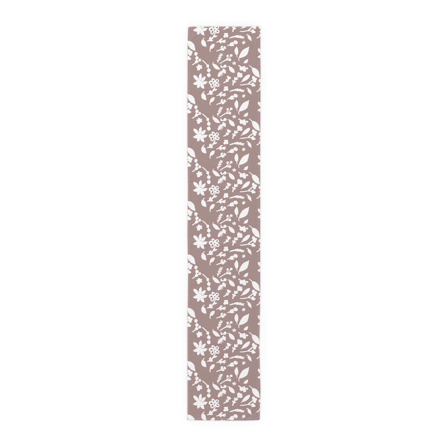 Frosted Rose Fall Foliage Table Runner (Cotton, Polyester)