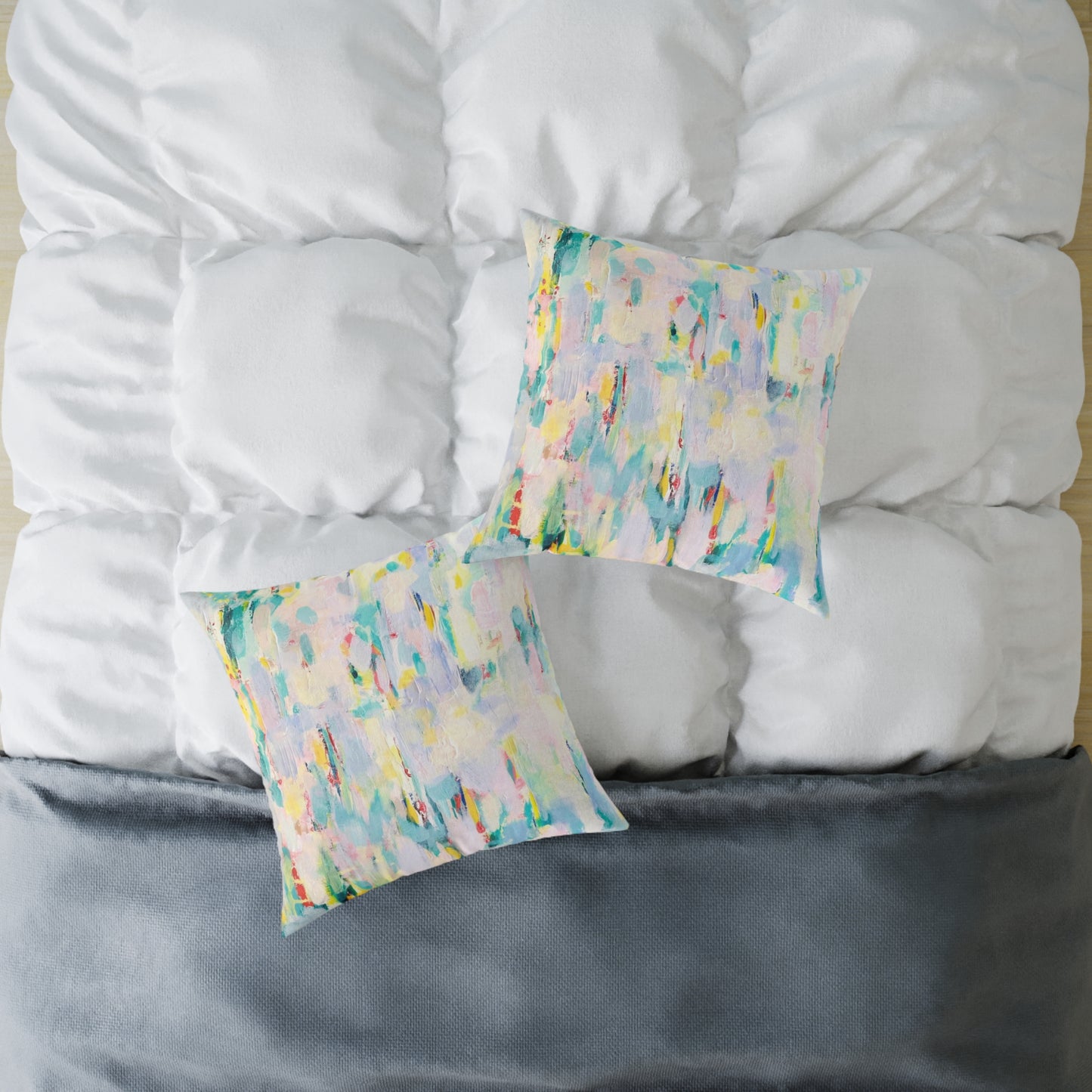 Dissertation Square Poly Canvas Pillow