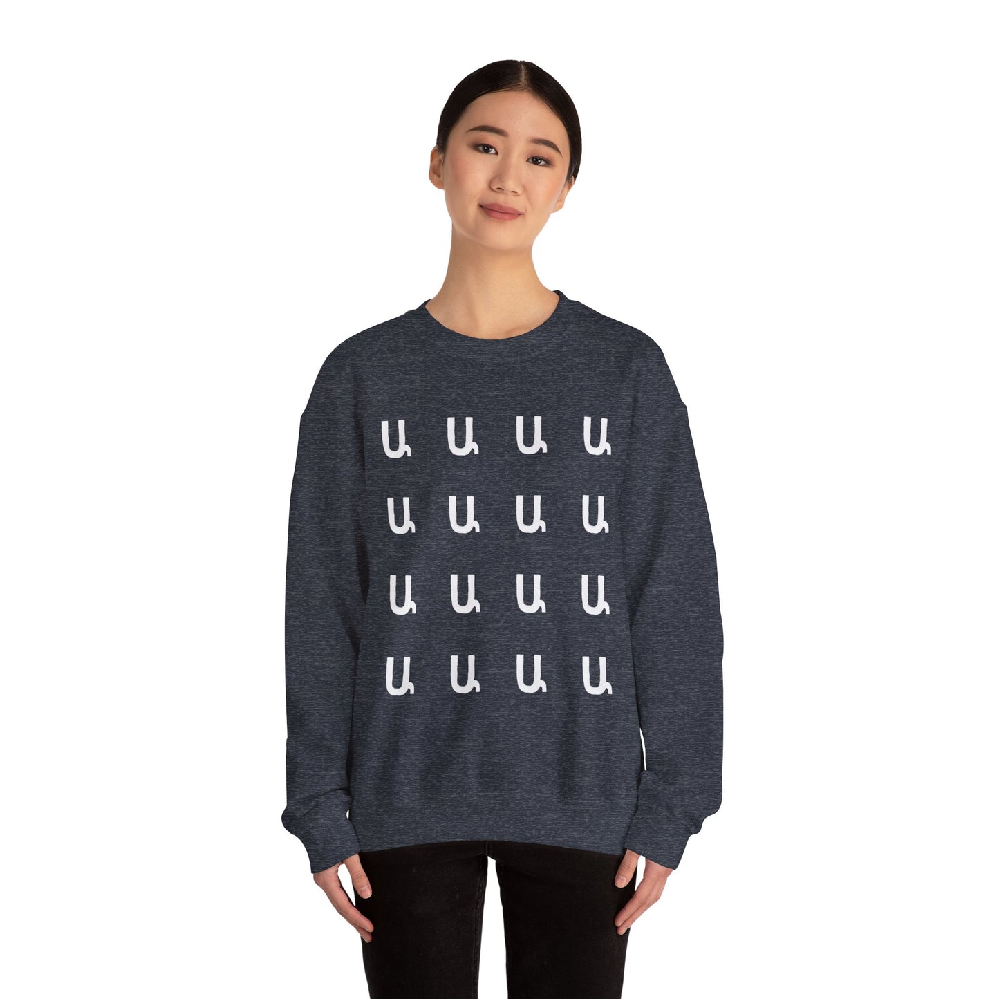 Custom Armenian Letters Unisex Sweatshirt Cool Colors