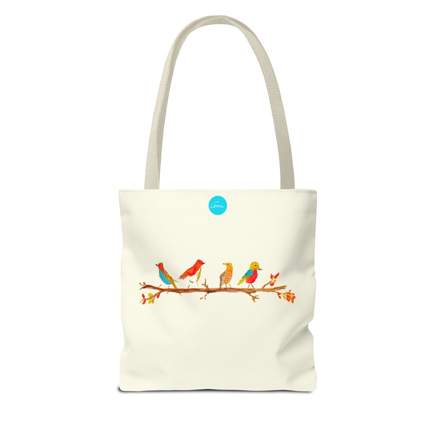 Birds on a Branch Ivory Tote Bag