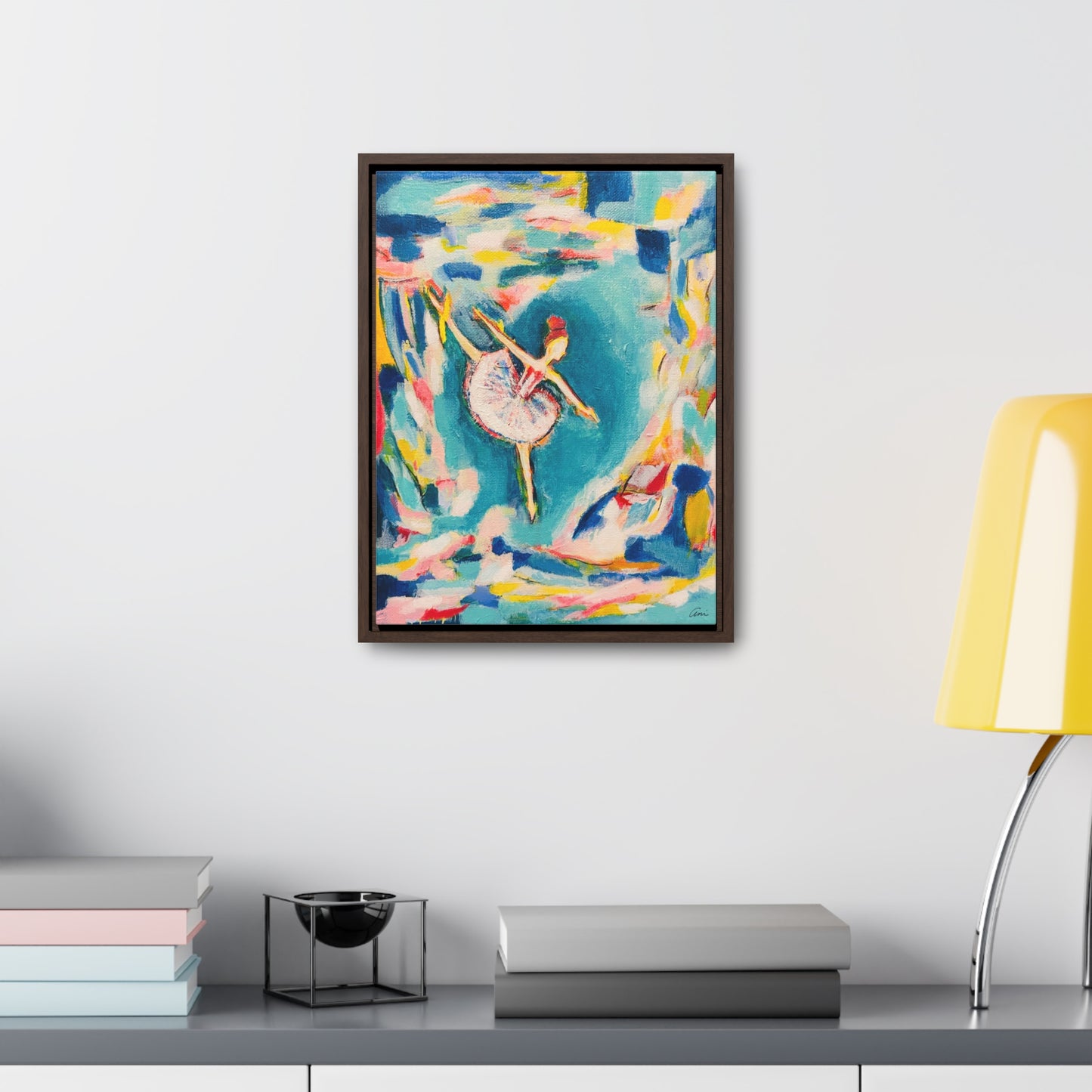 Ballerina Gallery Canvas Wraps with Vertical Frame