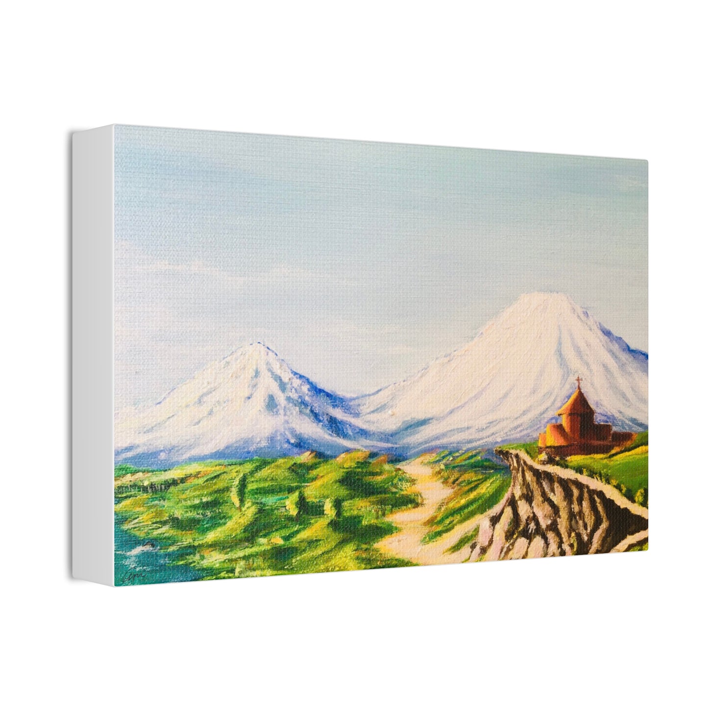 Mount Ararat Stretched Canvas