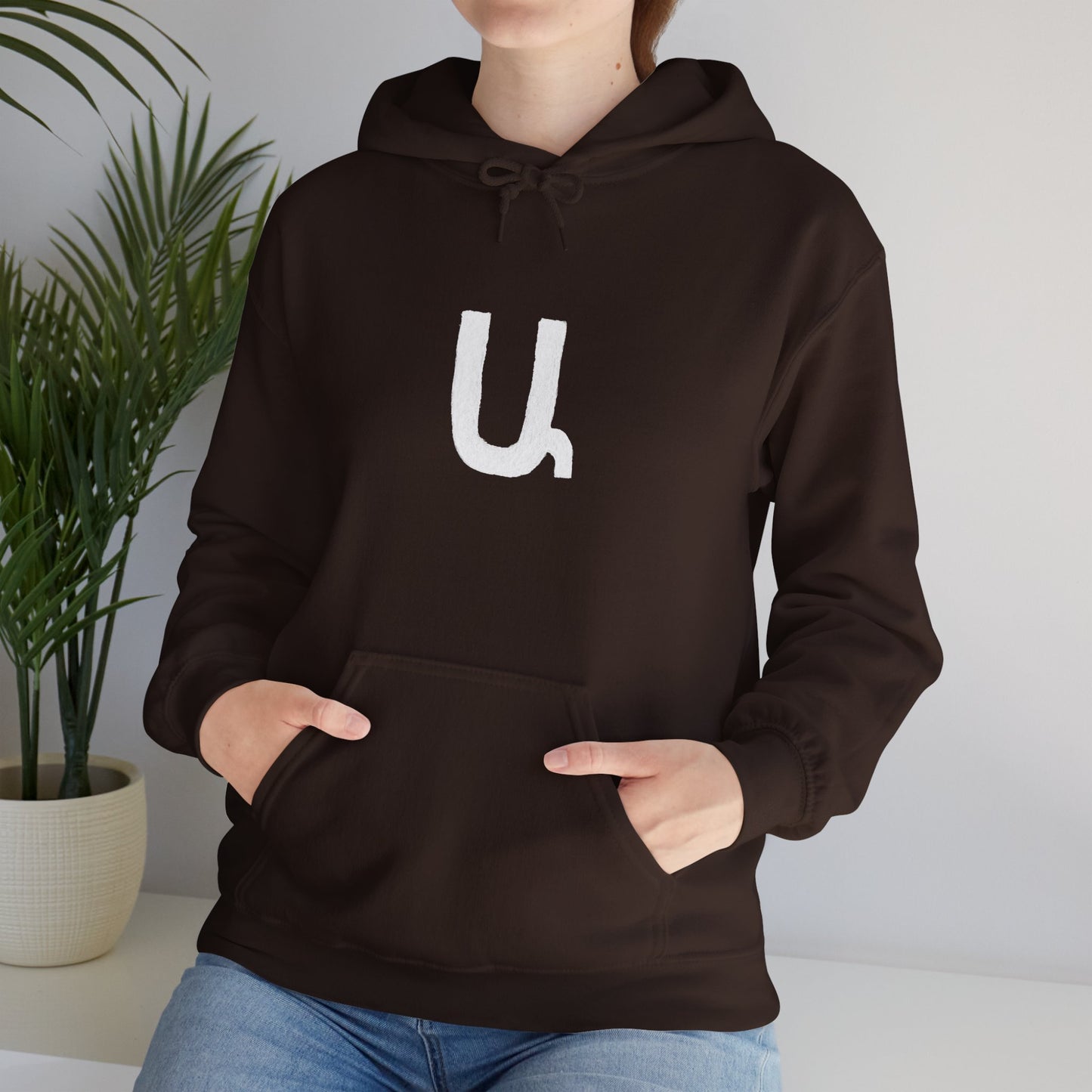 Custom Armenian Letter Unisex Hoodie Neutral Colors