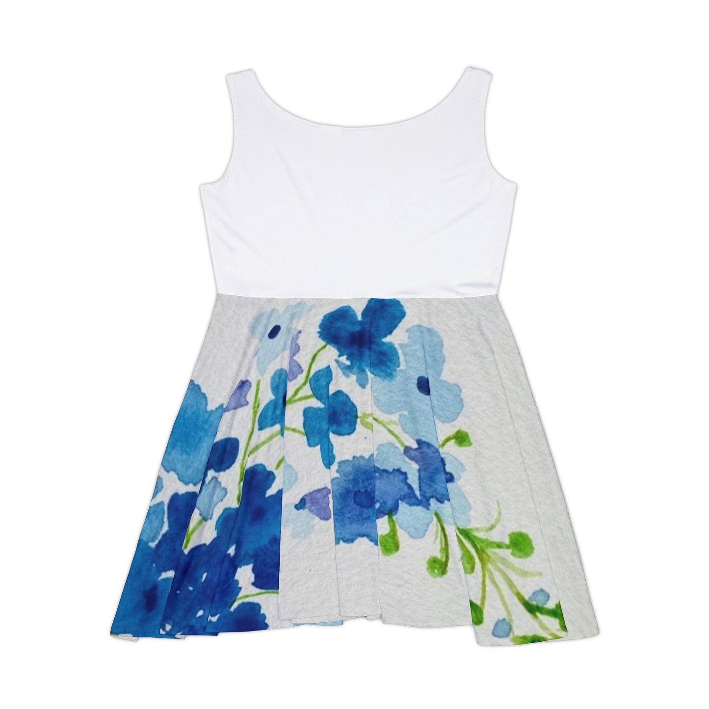 Blue Flowers Women's Dress