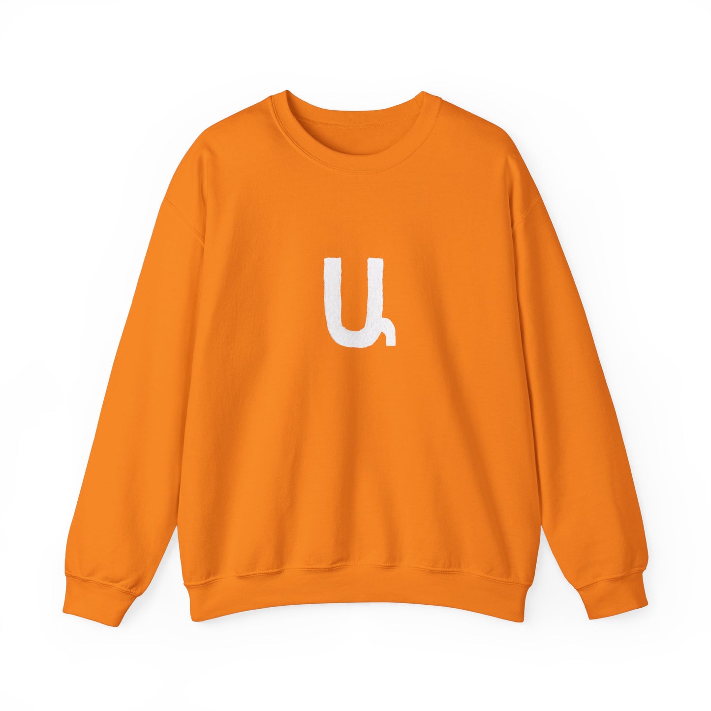 Custom Armenian Letter Unisex Sweatshirt Warm Colors