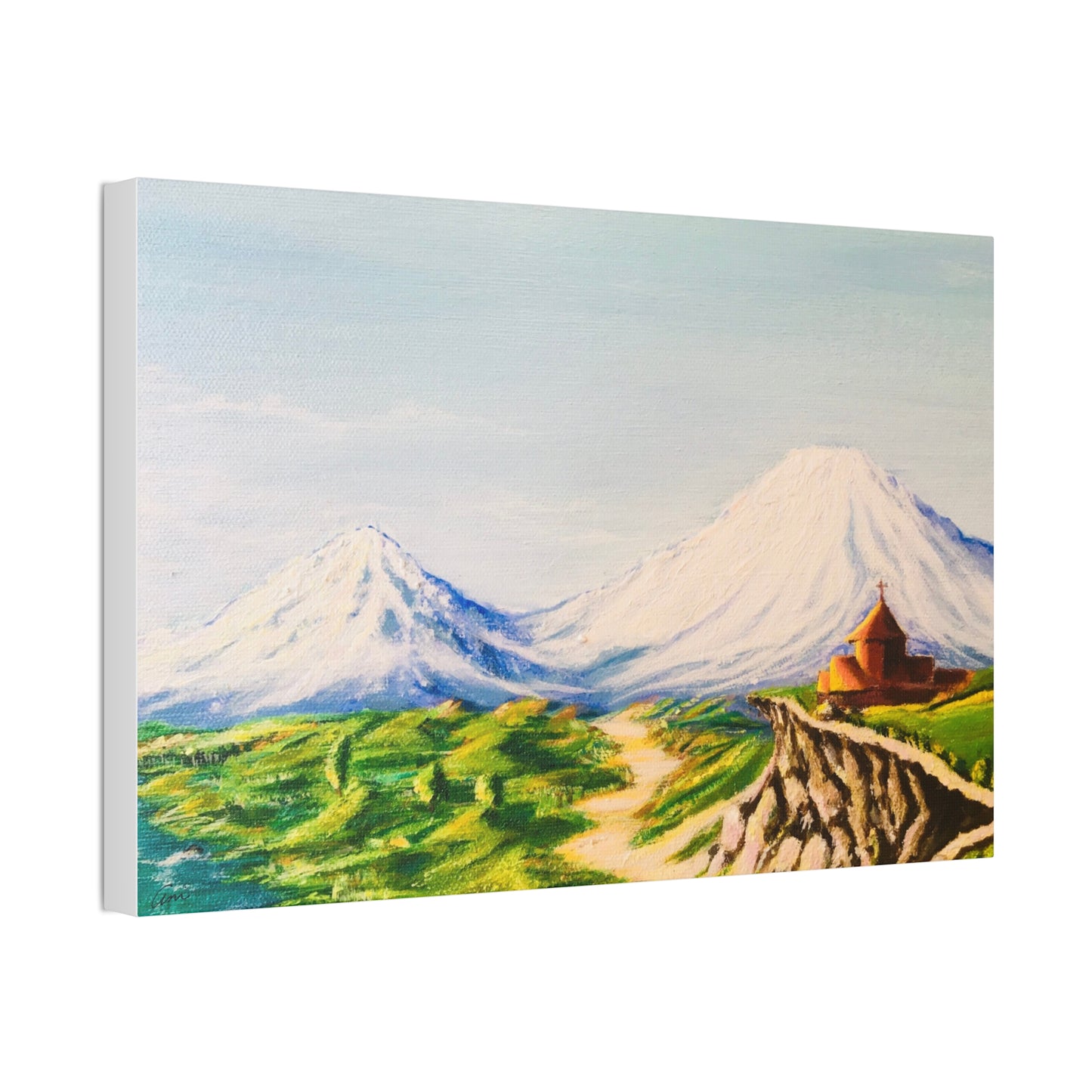 Mount Ararat Stretched Canvas