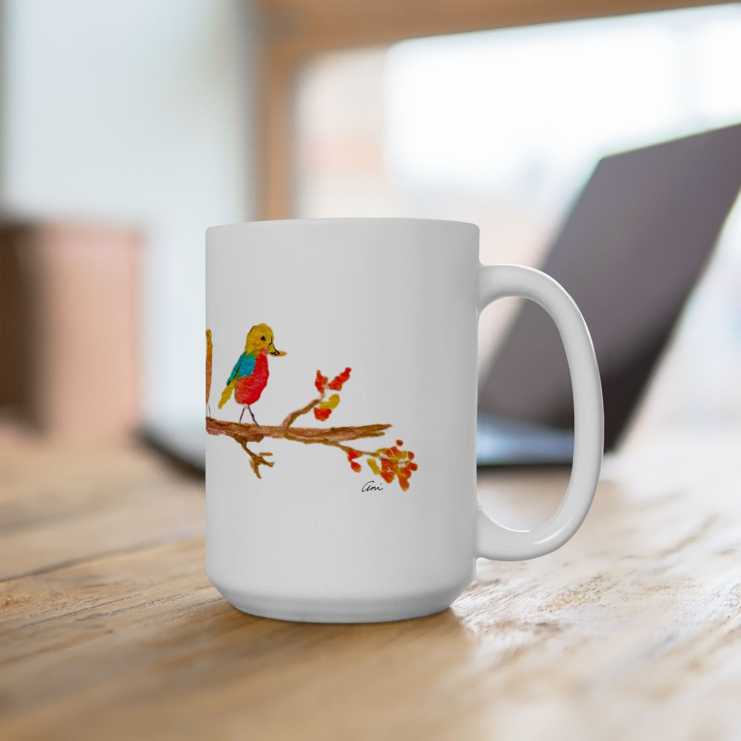 Birds on a Branch Ceramic Mug