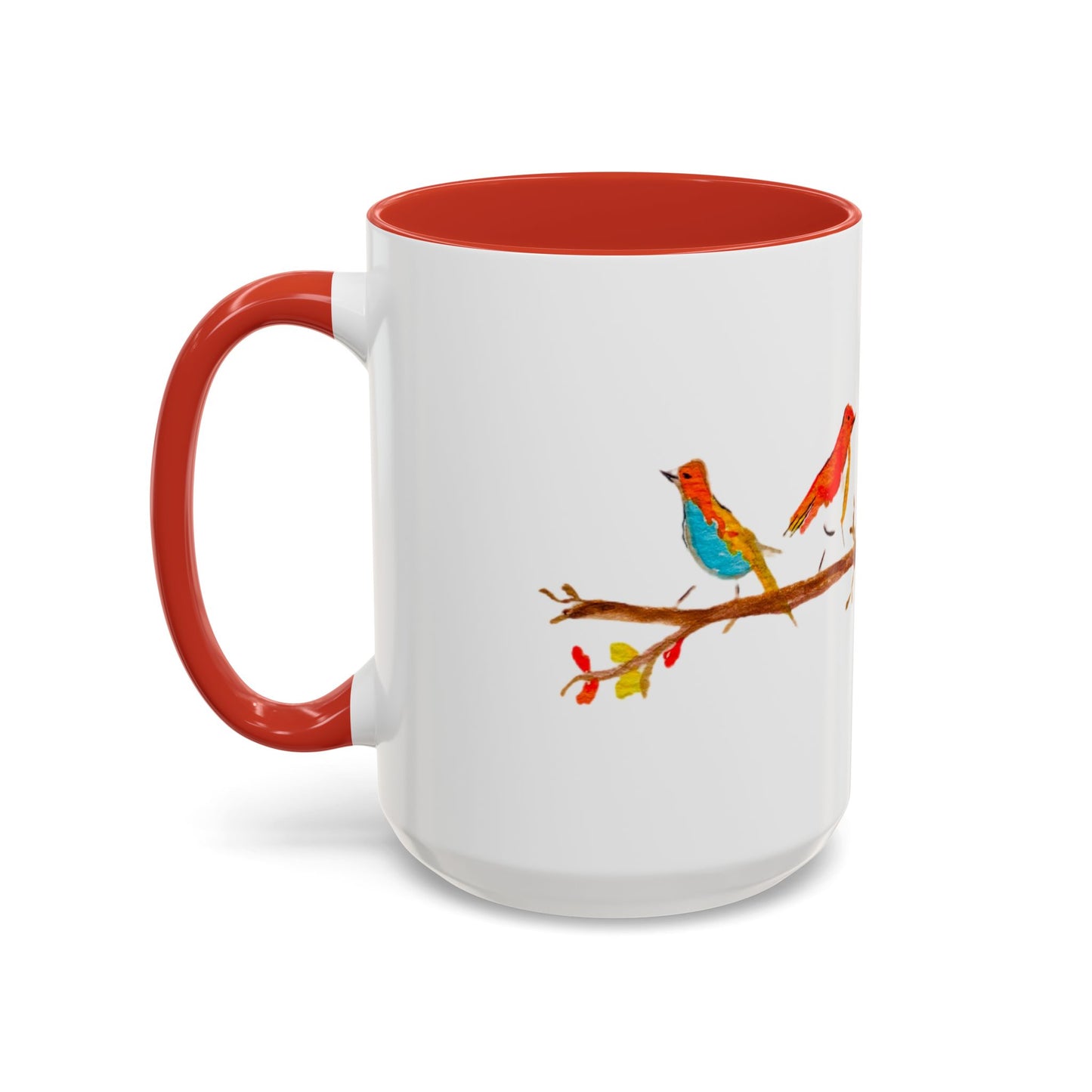 Birds on a Branch Accent Coffee Mug