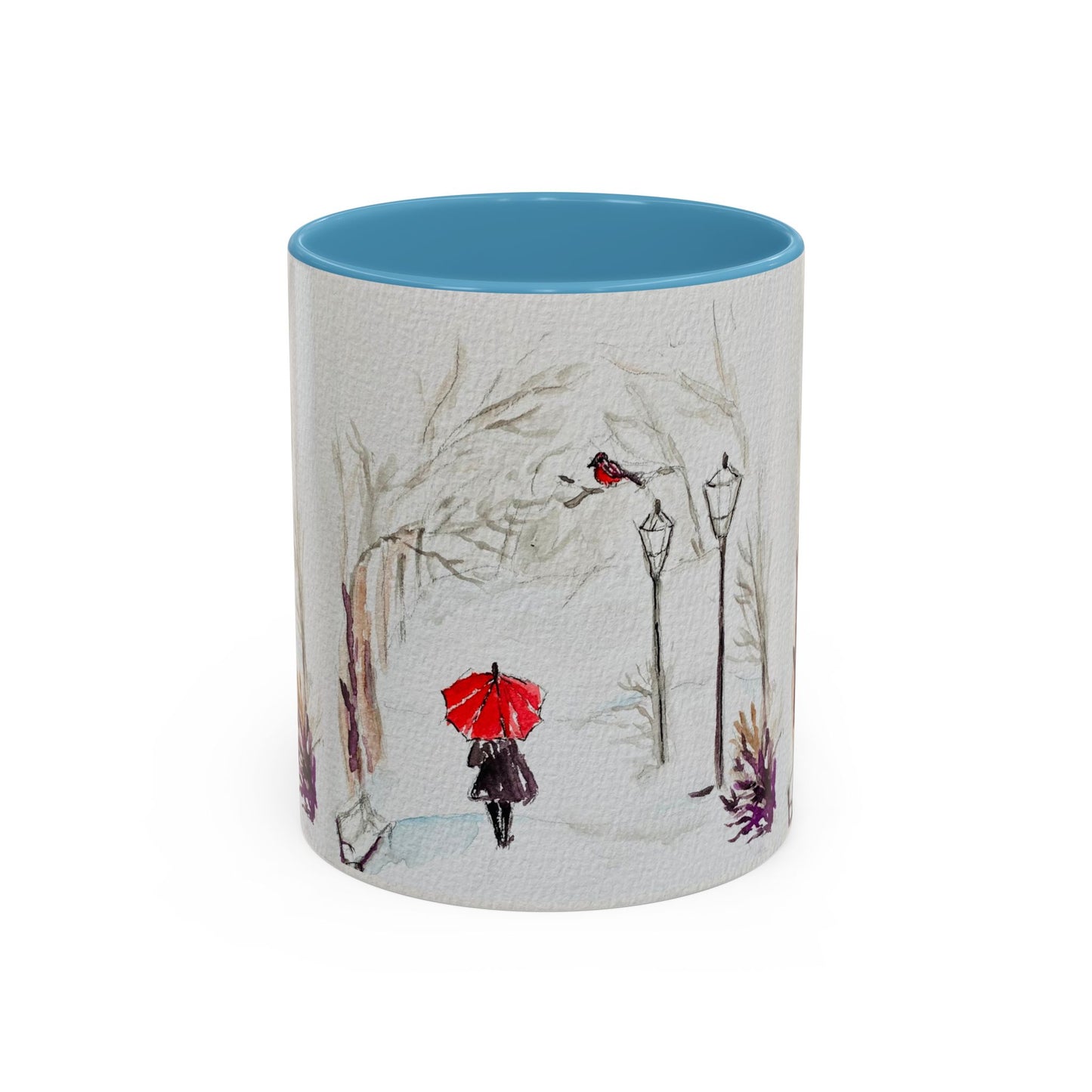 The Red Umbrella Accent Coffee Mug